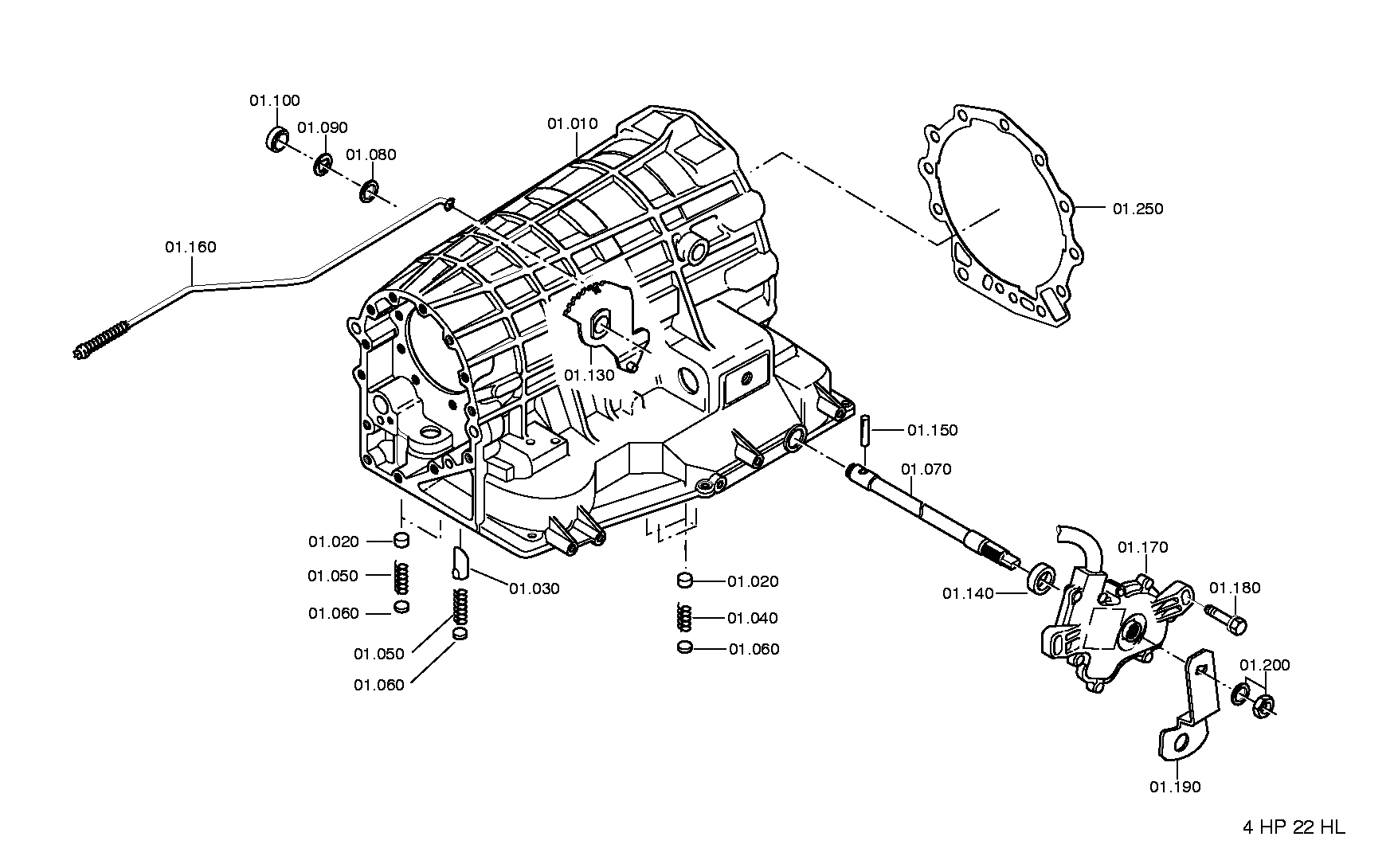 Прокладка 0750112083 ZF