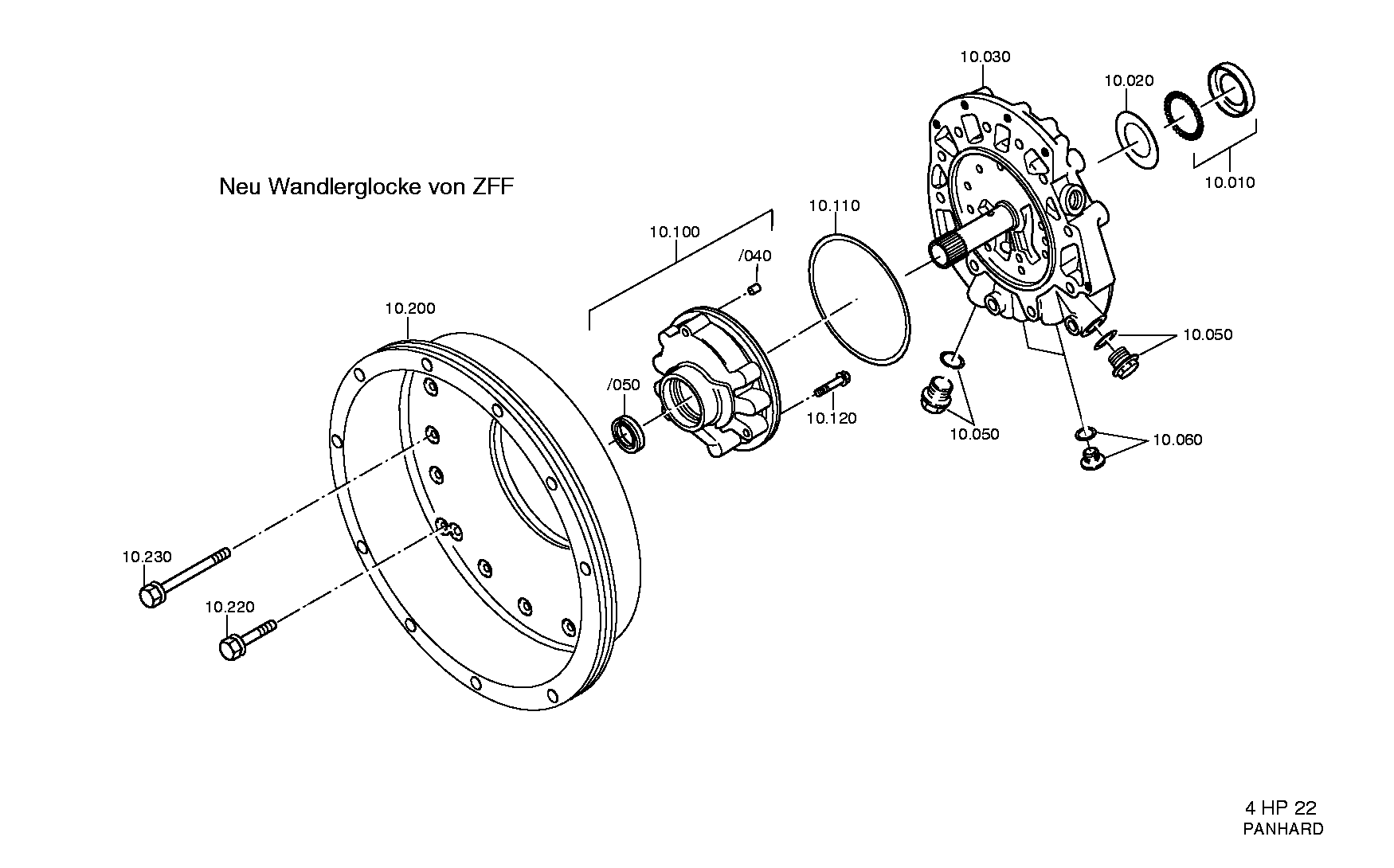 CONVERTER BELL 1043322185 ZF
