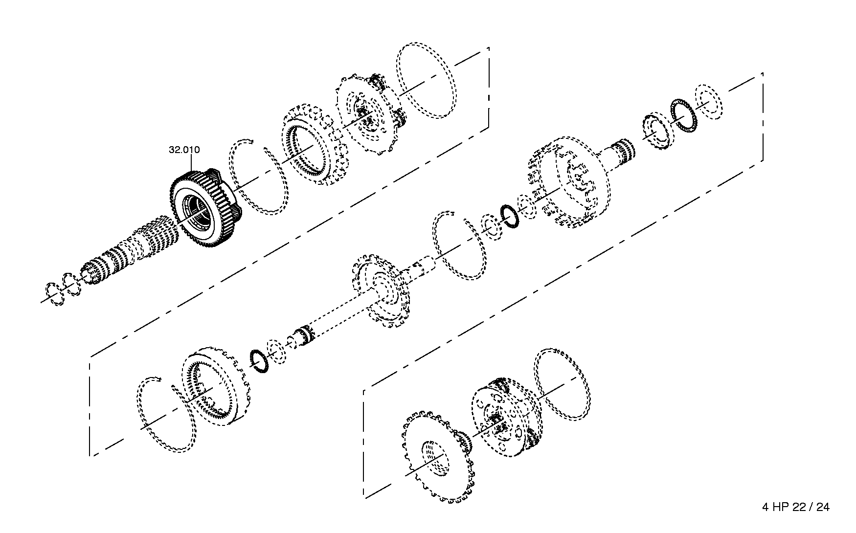 Планетарная передача 1043232150 ZF