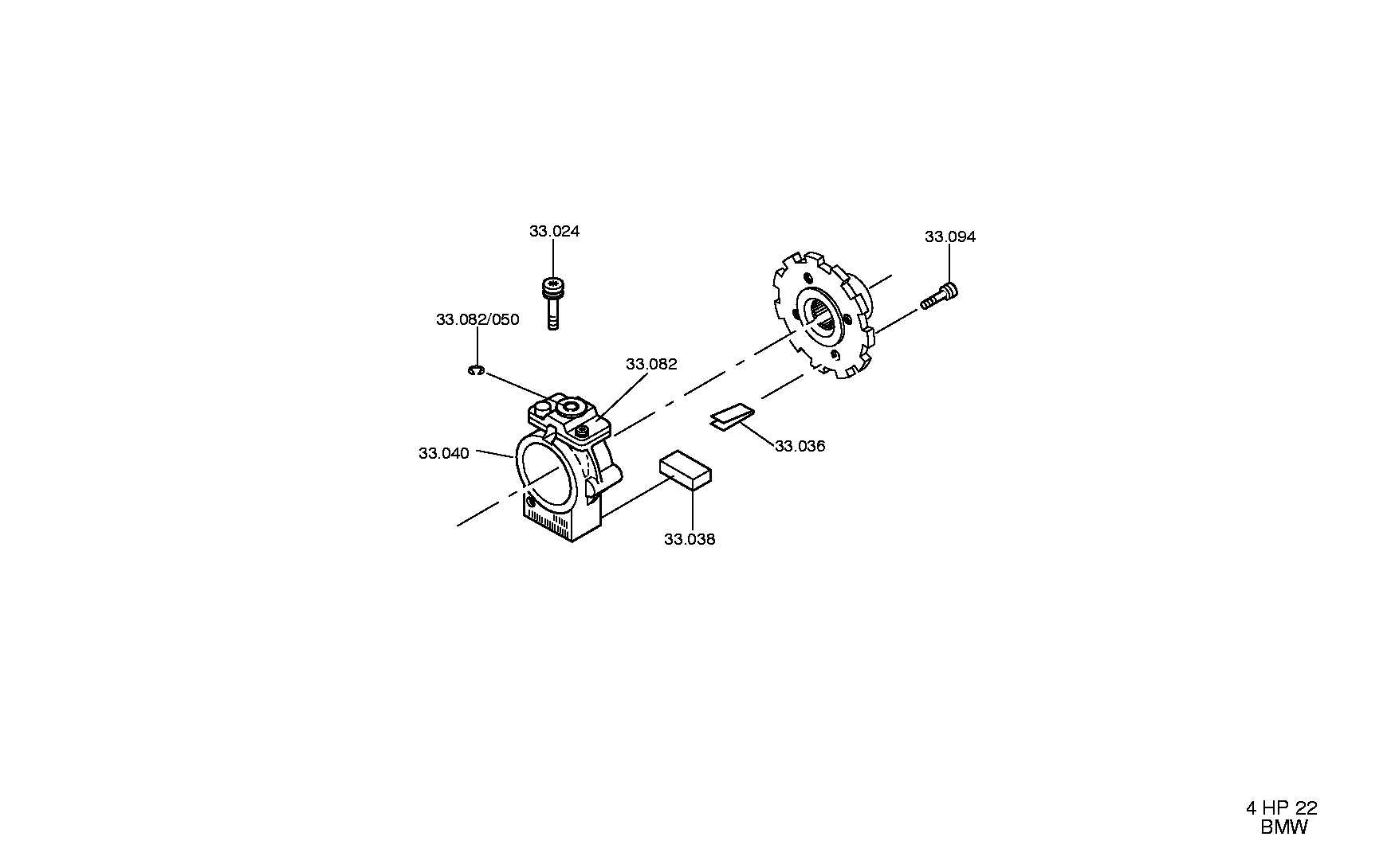 Винт TORX 0768051001 ZF