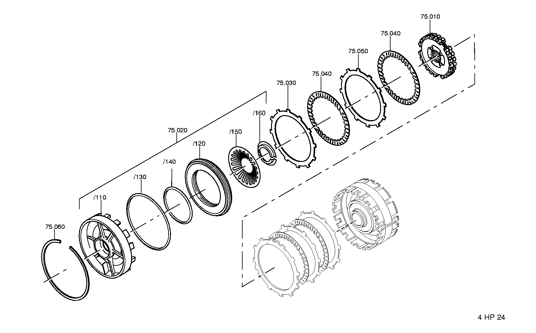 CENTERING PLATE 1043231052 ZF