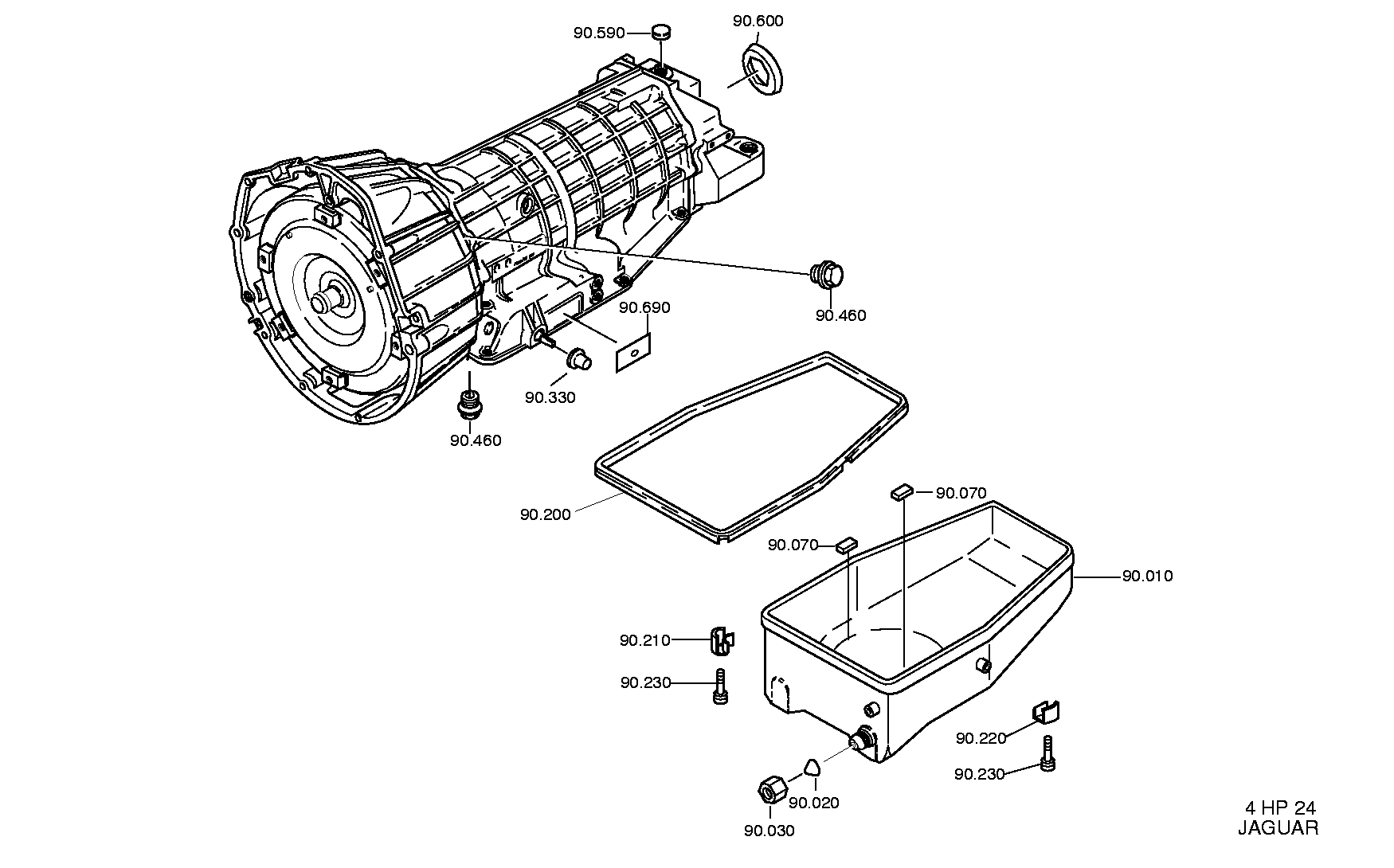 Масляный поддон 1043290002 ZF