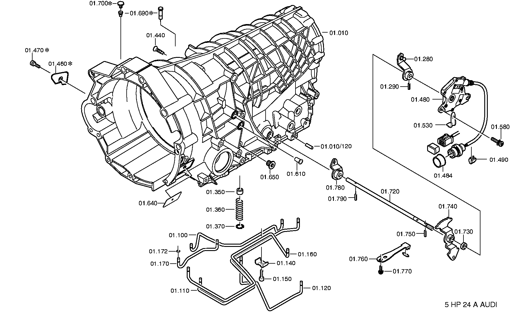 Винт TORX 0736101345 ZF