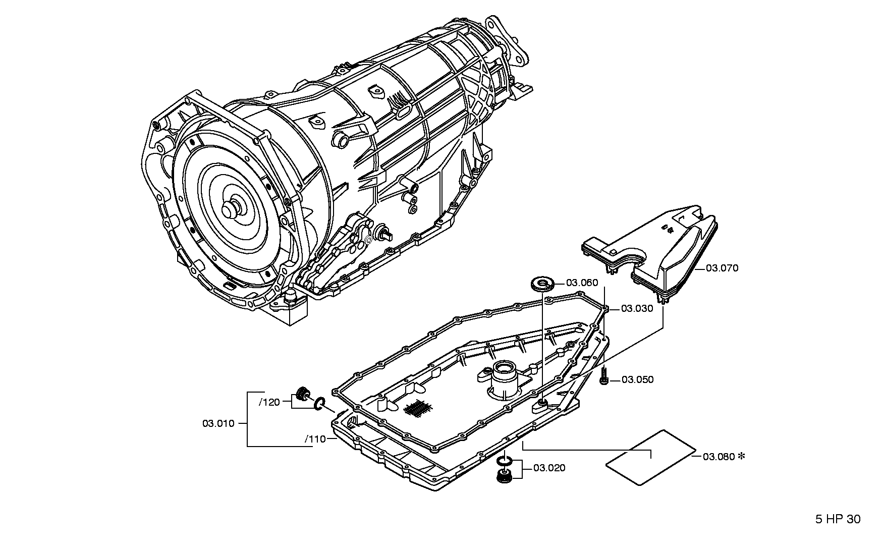 Прокладка 0750112155 ZF