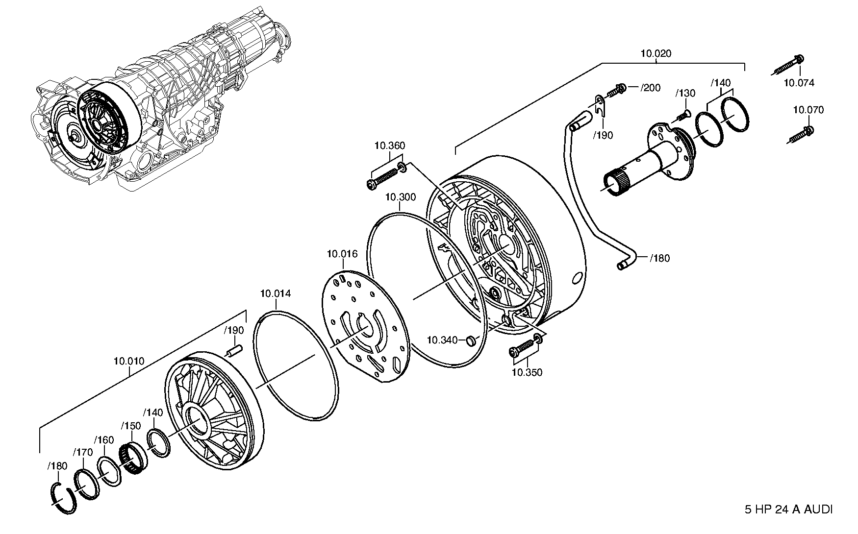 Винт TORX 0736101238 ZF