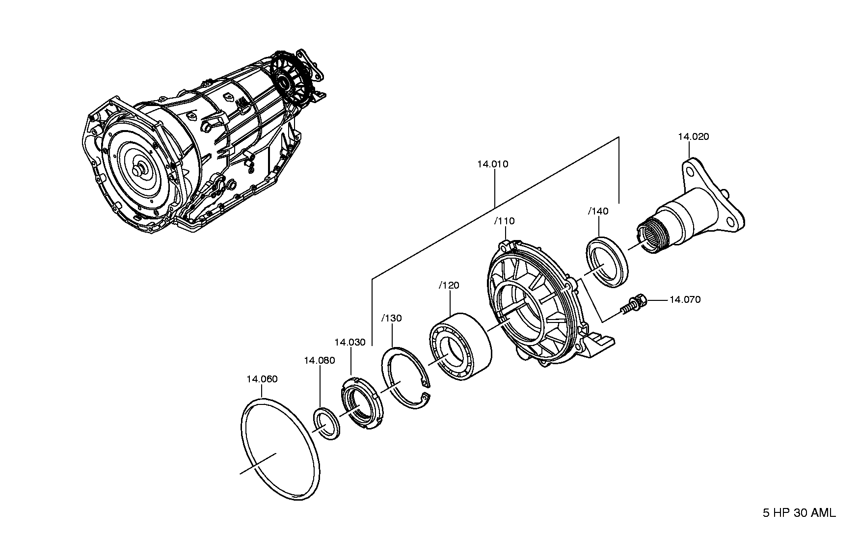 Фланец выходного вала 1055314029 ZF