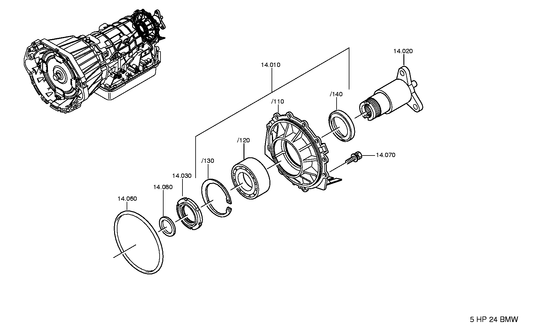 Фланец выходного вала 1058314010 ZF