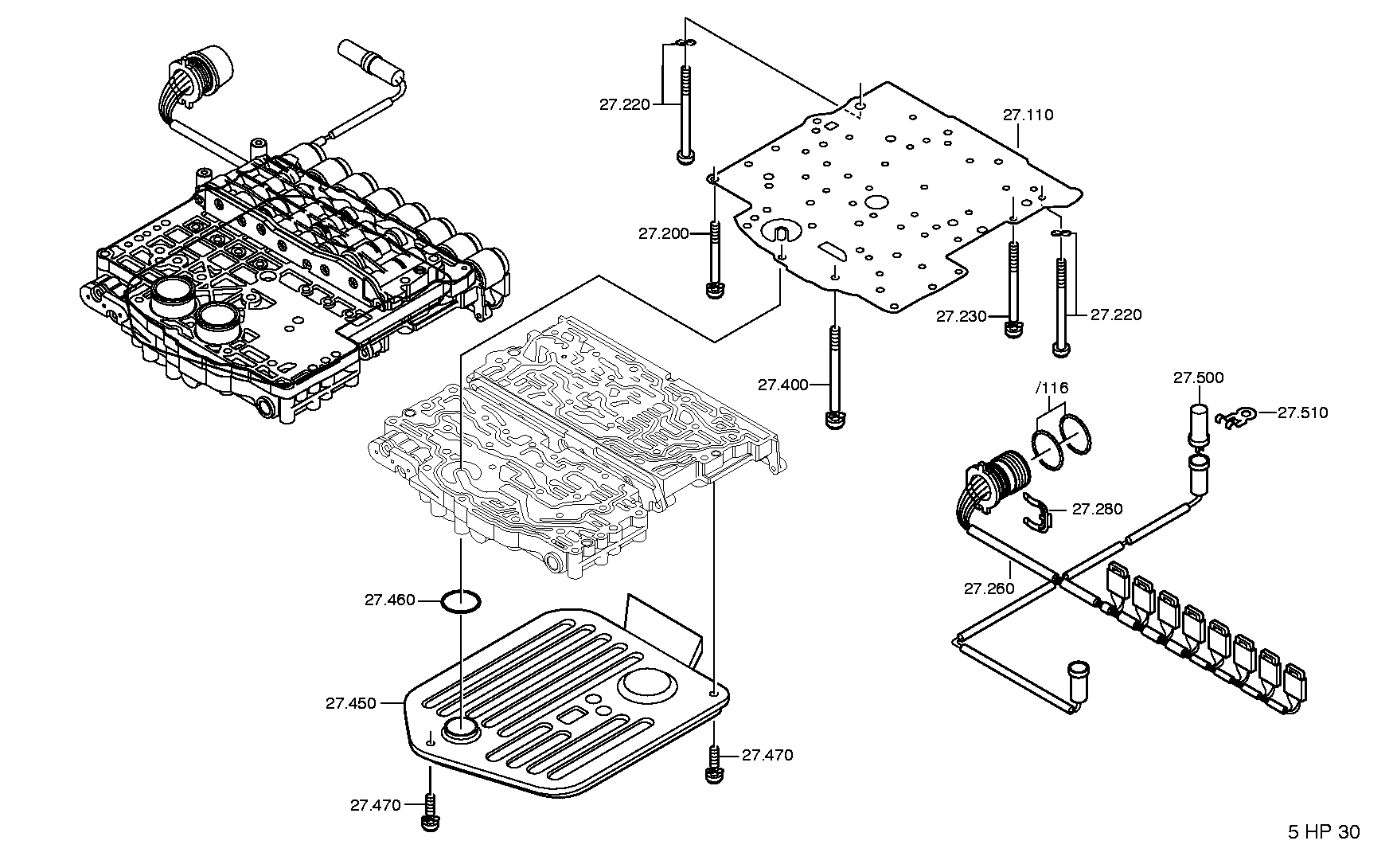 Винт TORX 0736101172 ZF