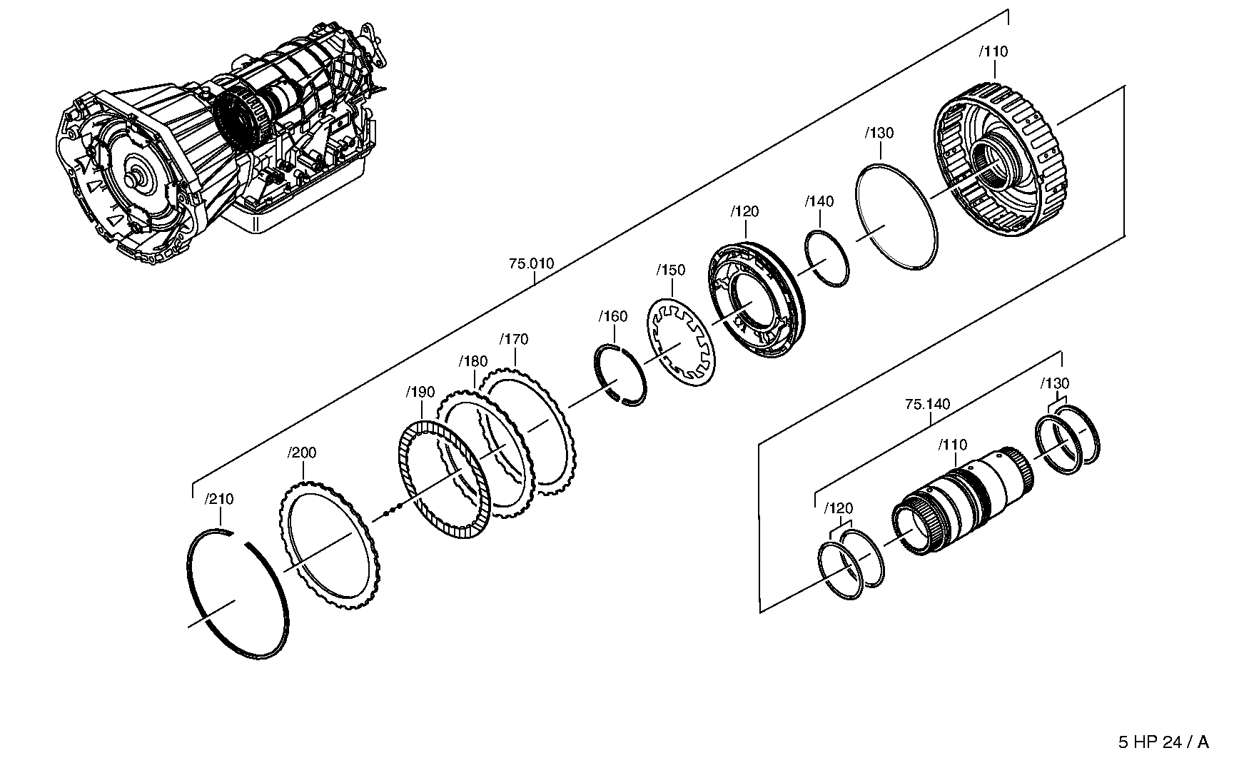 Поршень 1058275002 ZF