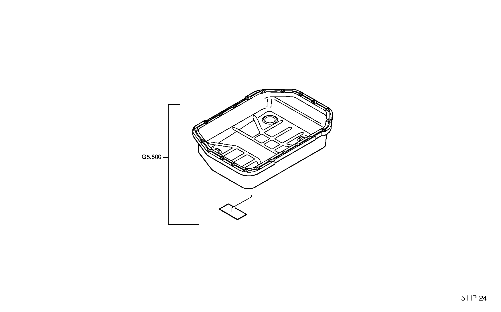 Масляный поддон 1058298011 ZF