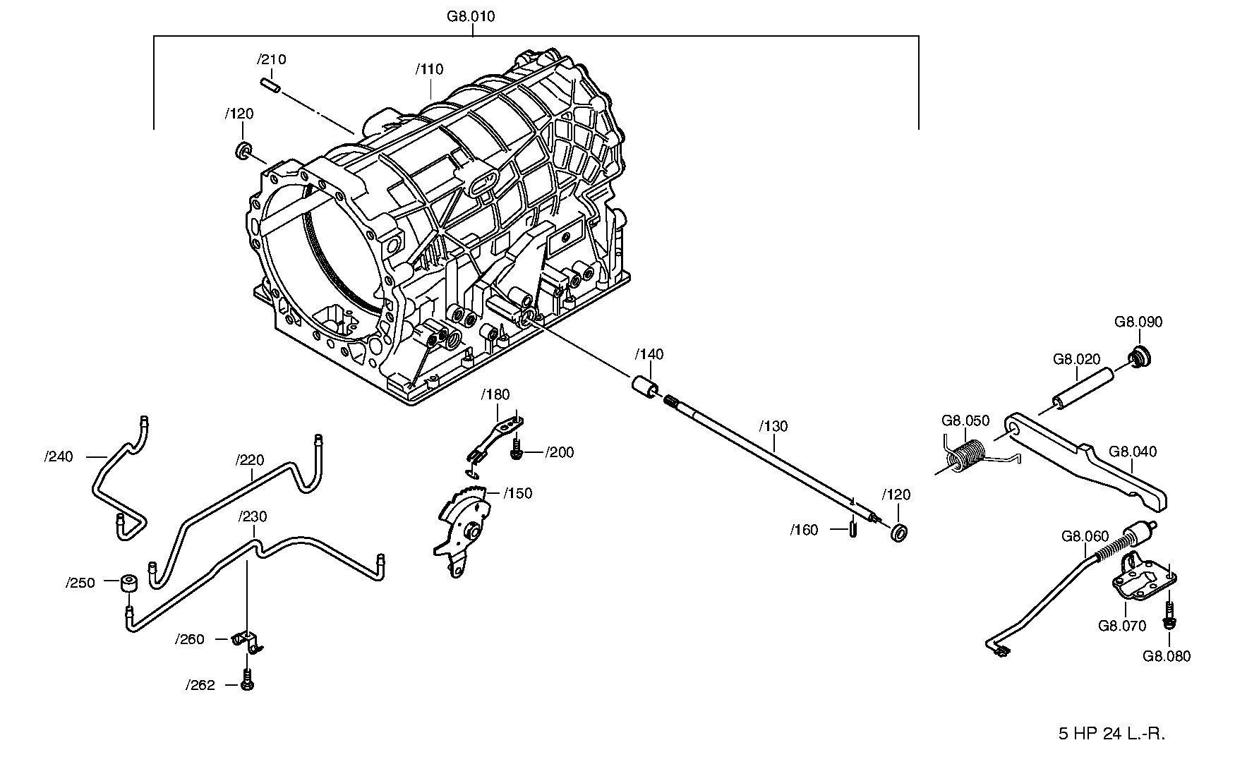 Корпус коробки передач 1058298018 ZF