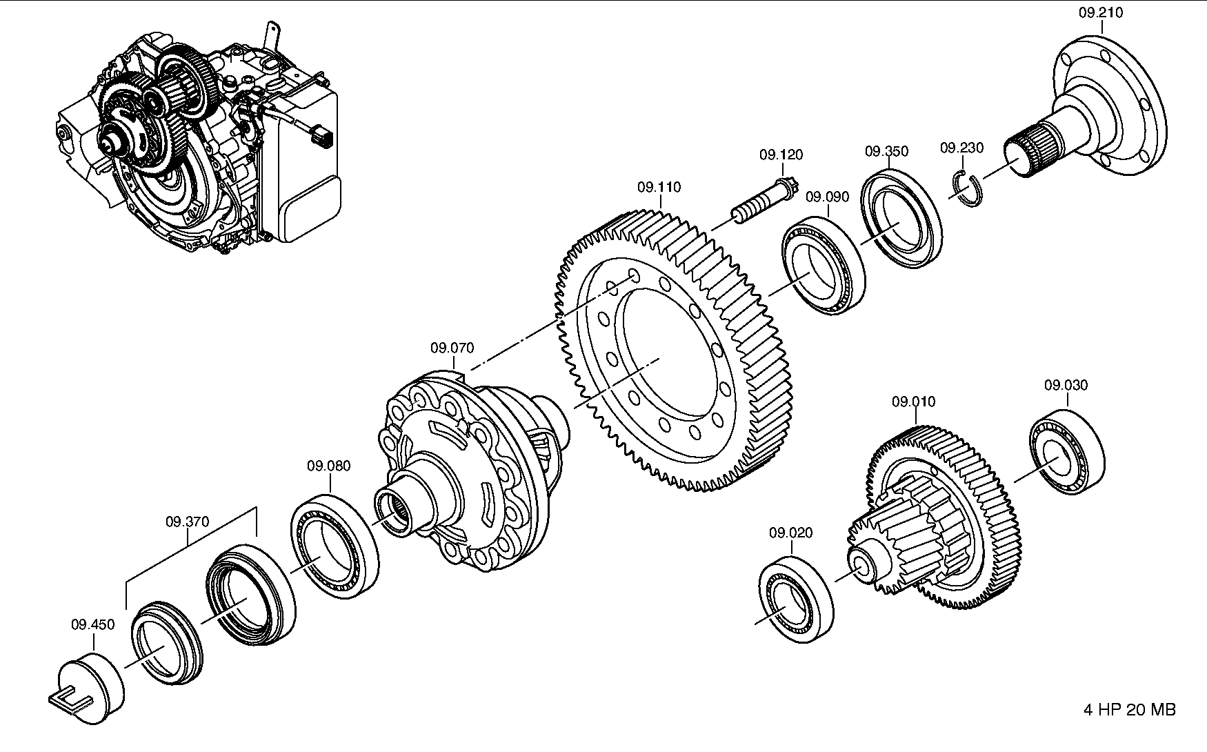 Винт TORX 0736020140 ZF