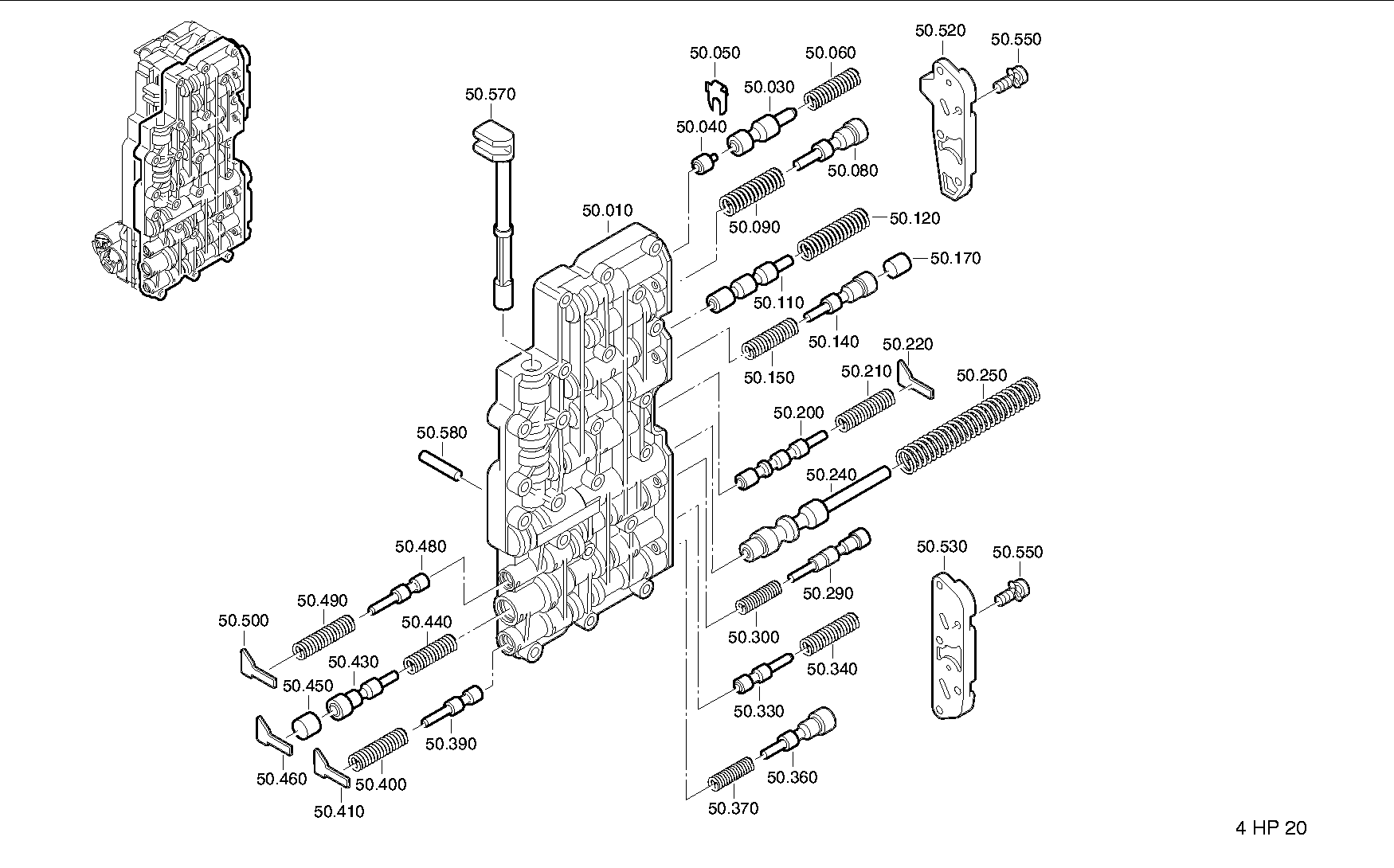 Упорная пластина 1056327075 ZF