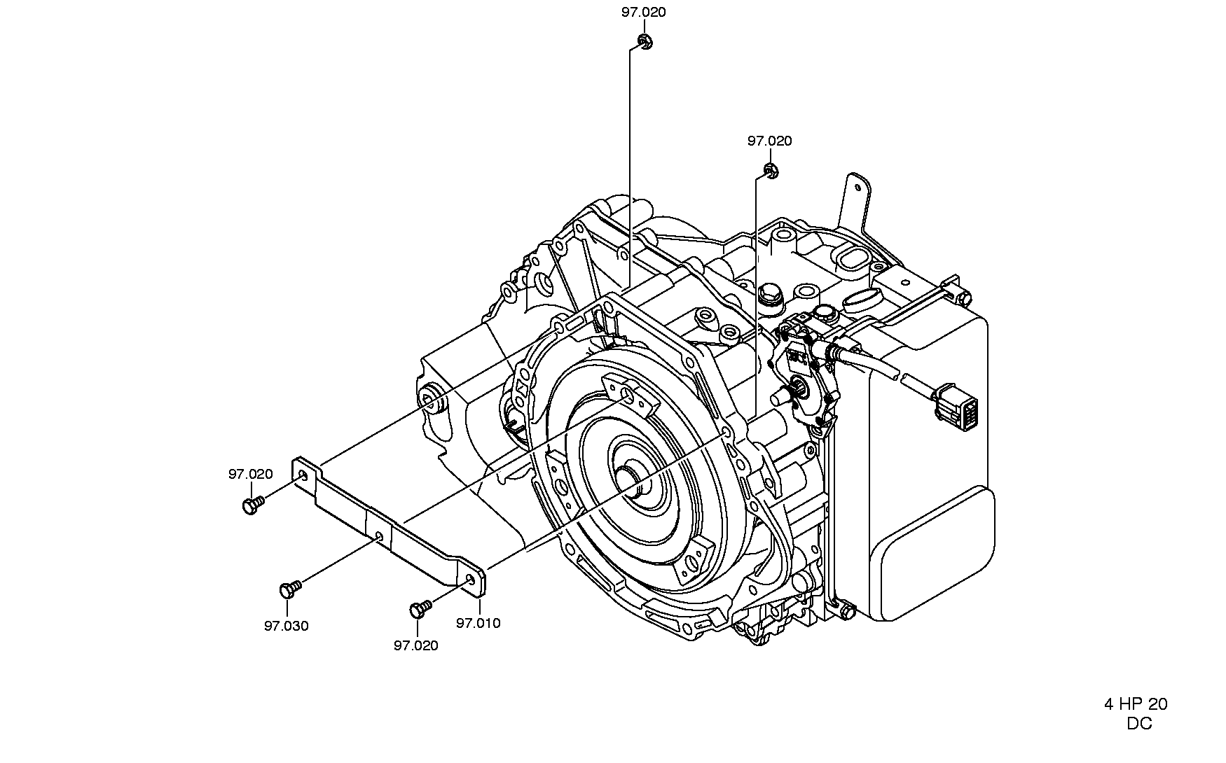 RETAINING CLIP 0700200056 ZF