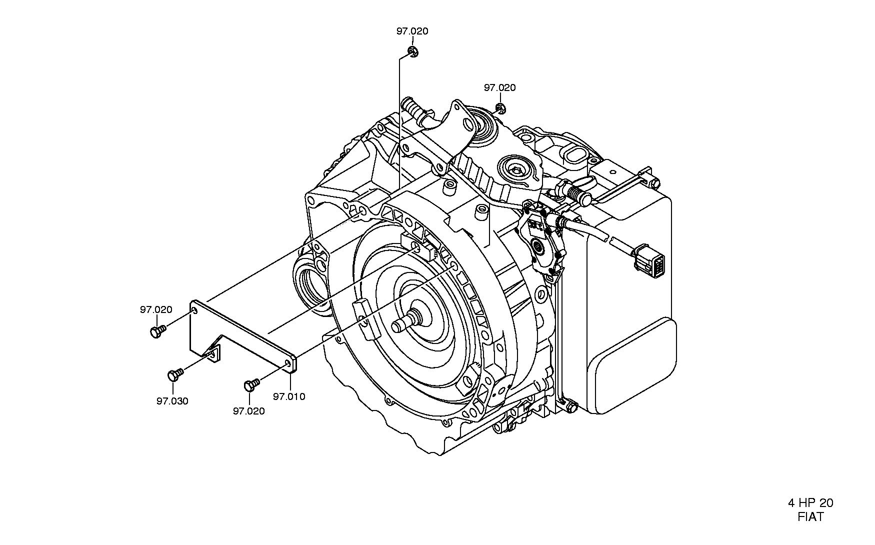 RETAINING CLIP 0700200063 ZF