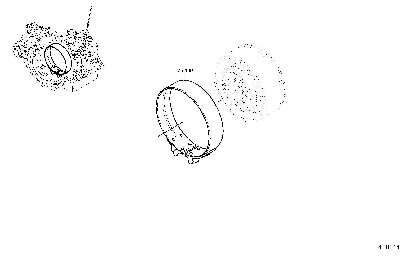 BRAKE BAND 0501208833 ZF