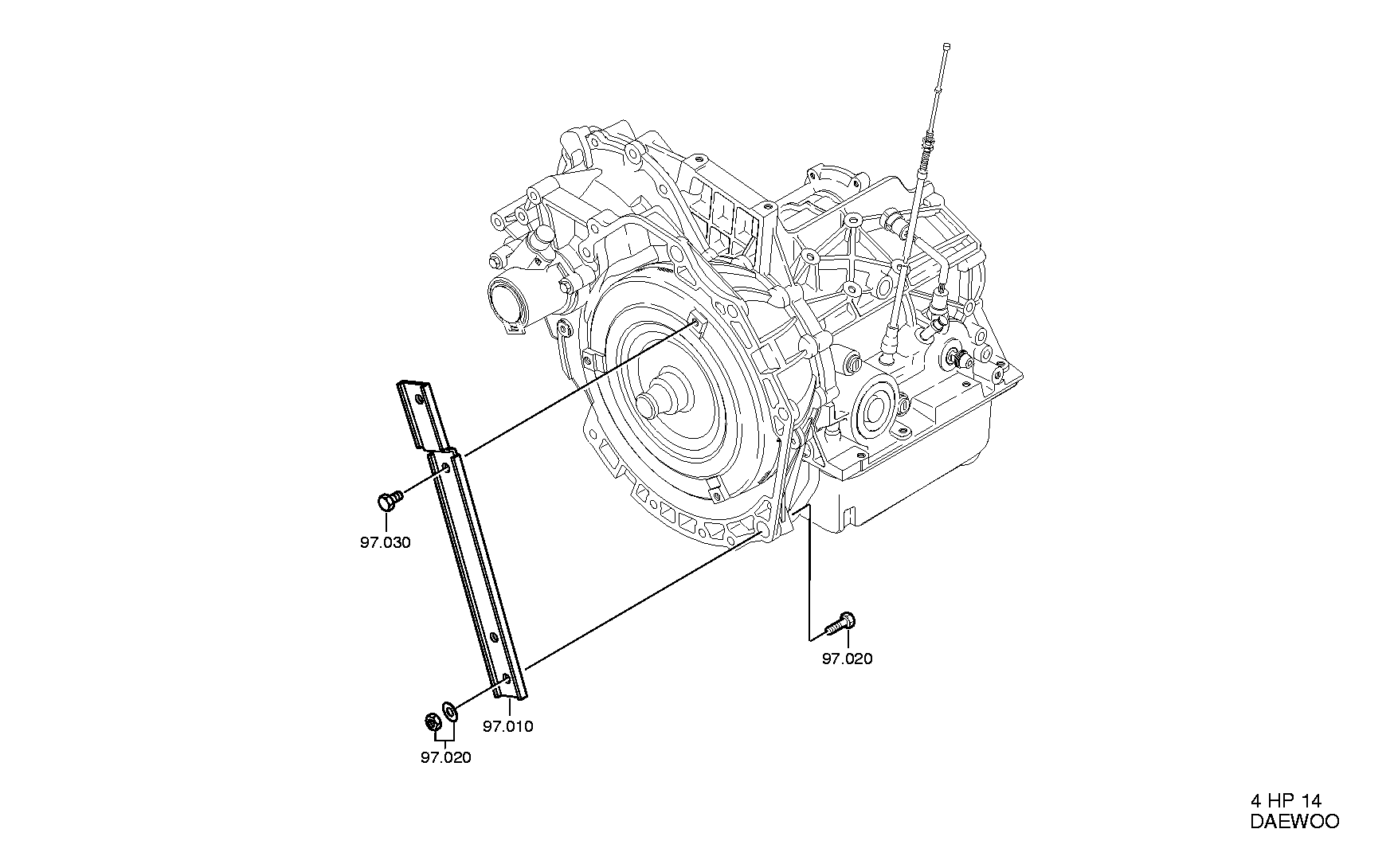 RETAINING CLIP 0700200018 ZF