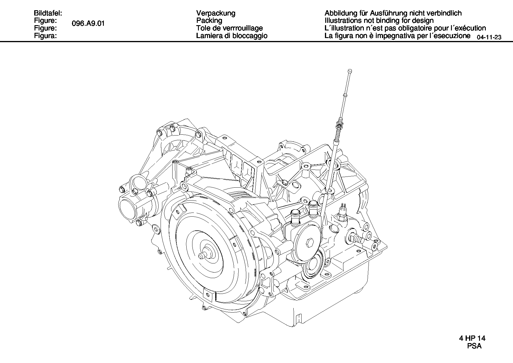Комплект уплотнений 1036198001 ZF