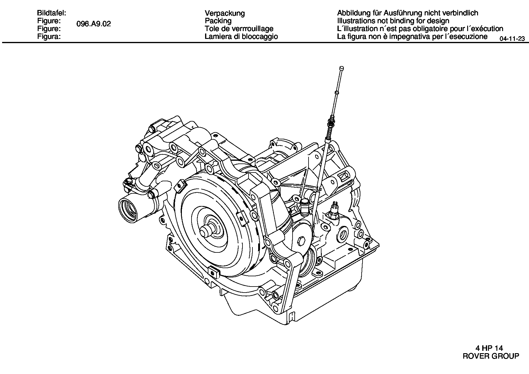 Комплект уплотнений 1036198004 ZF