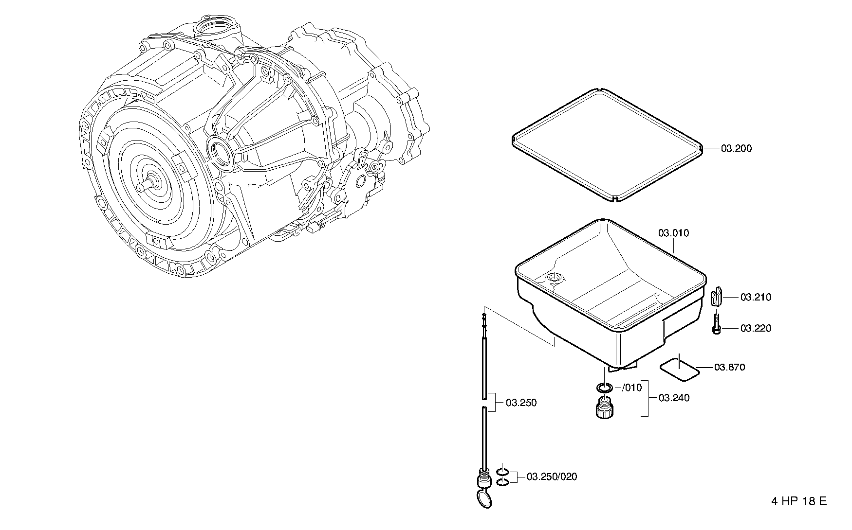 Масляный поддон 1050201213 ZF