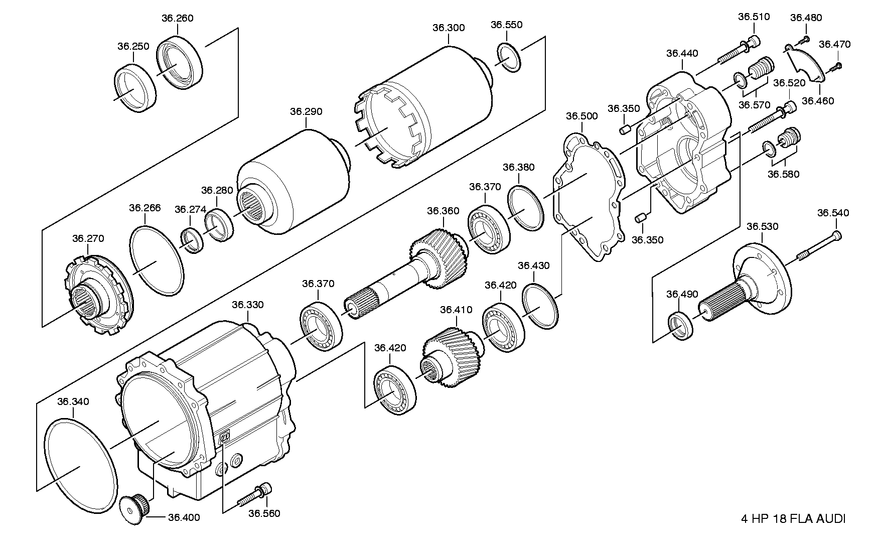 Корпус 1050236022 ZF