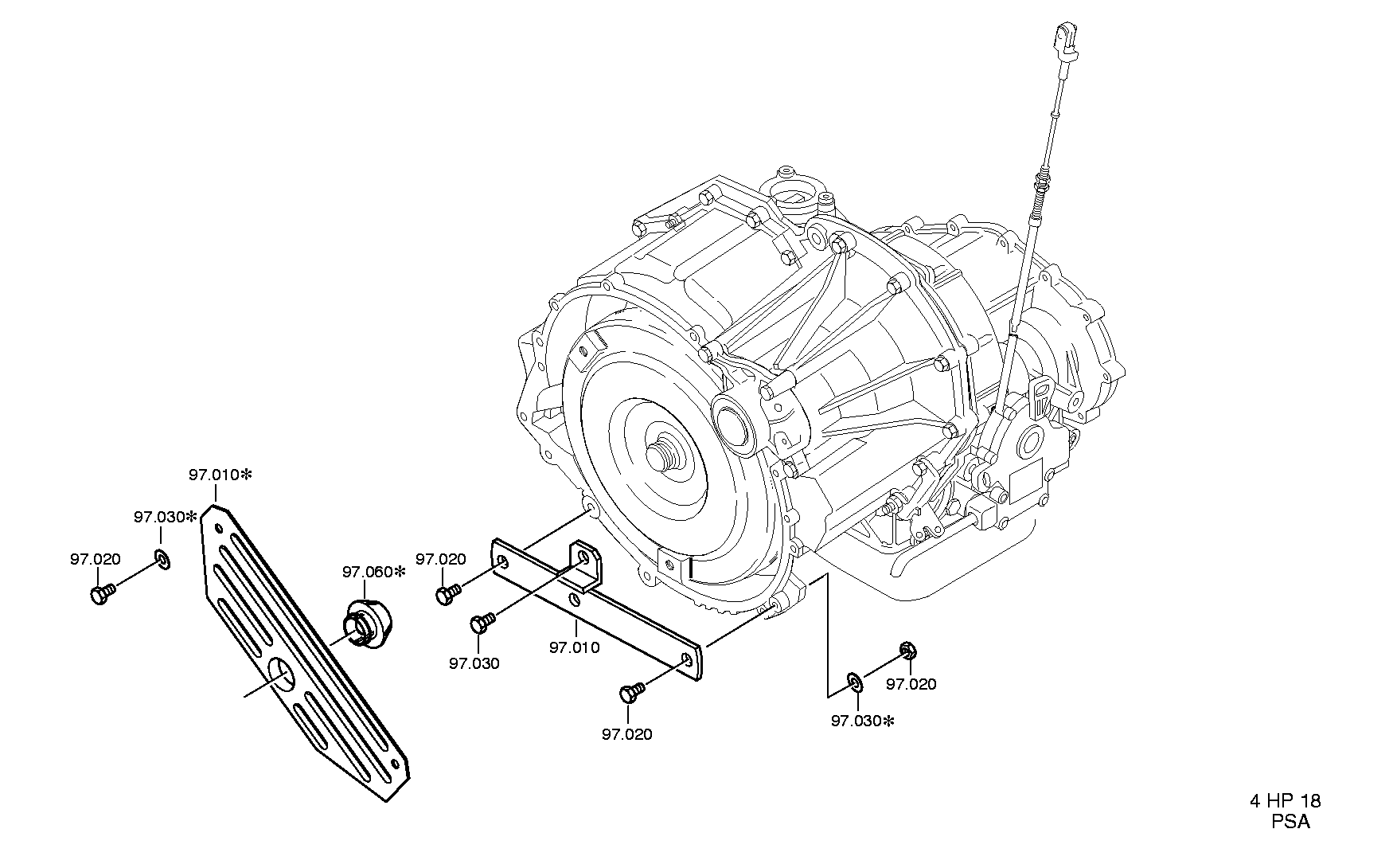 RETAINING CLIP 0700200044 ZF