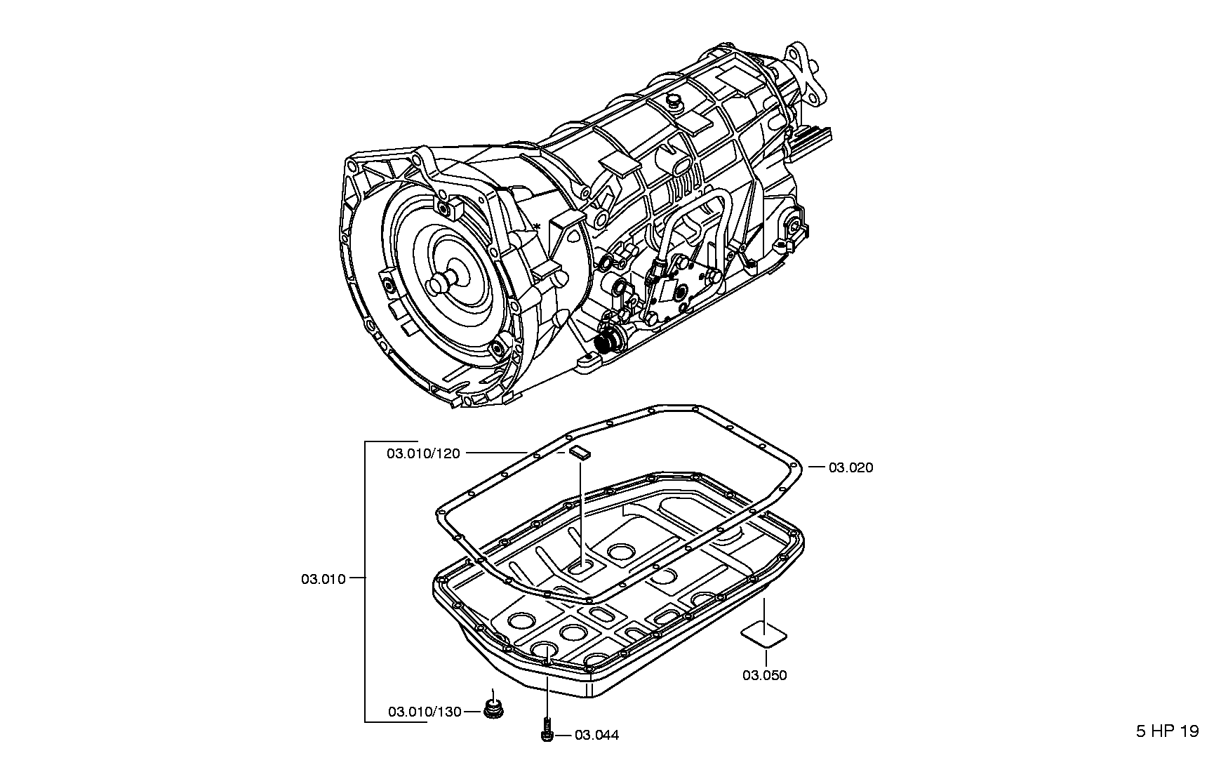 Резьбовая пробка 0736302062 ZF