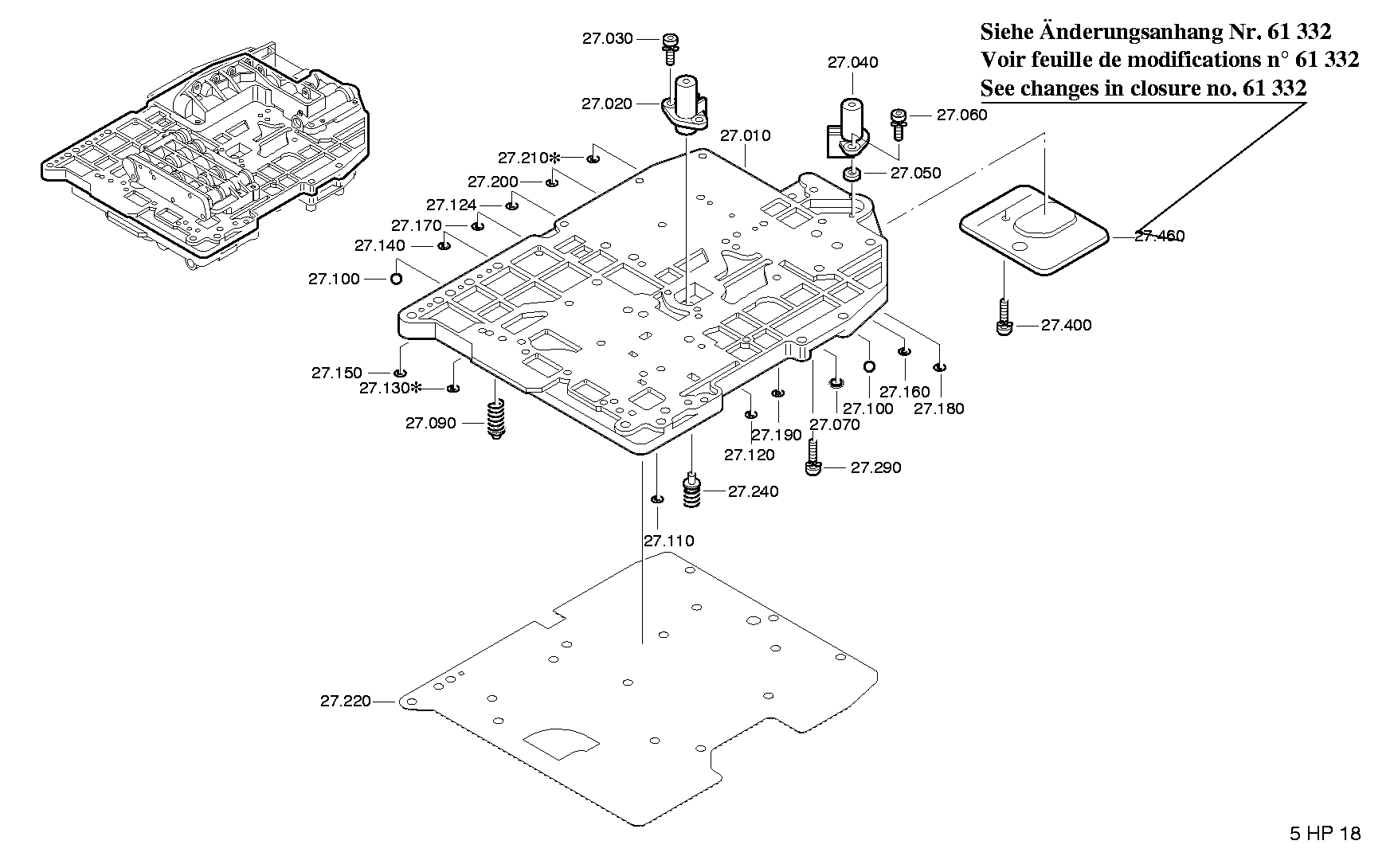 Винт TORX 0736101271 ZF