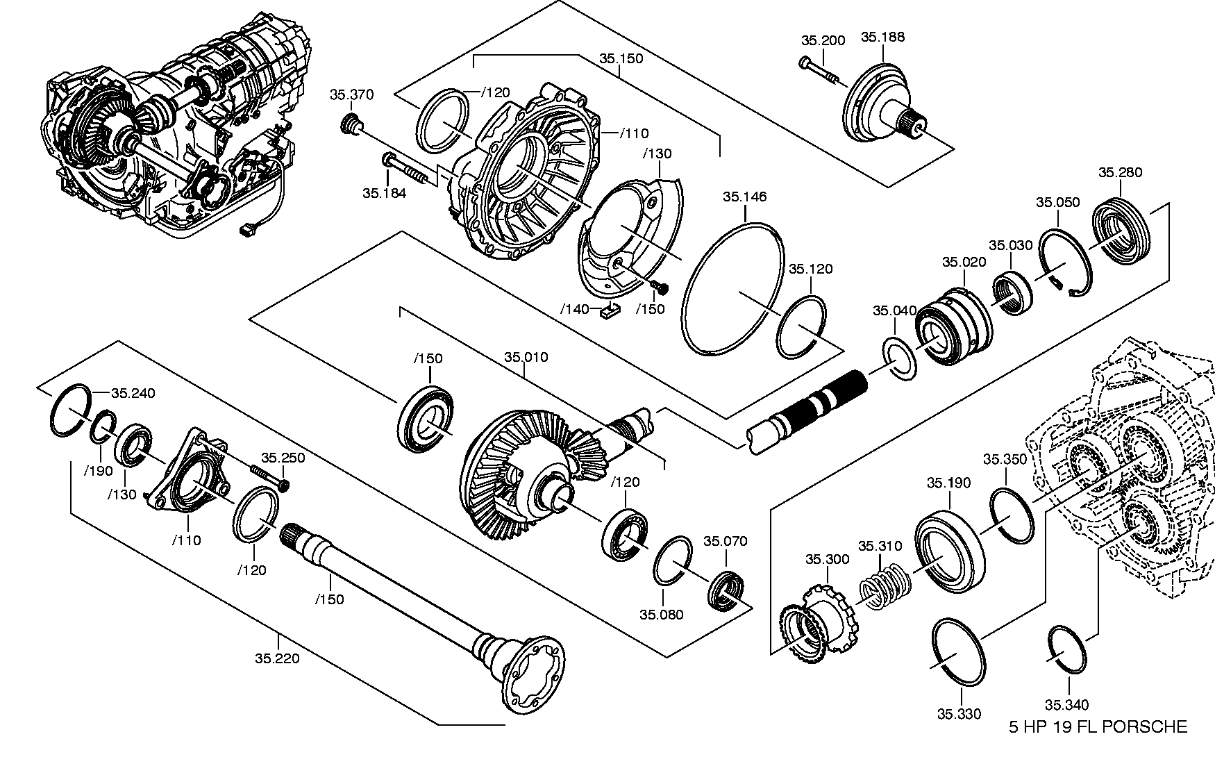 FLANGE SHAFT 1060335153 ZF