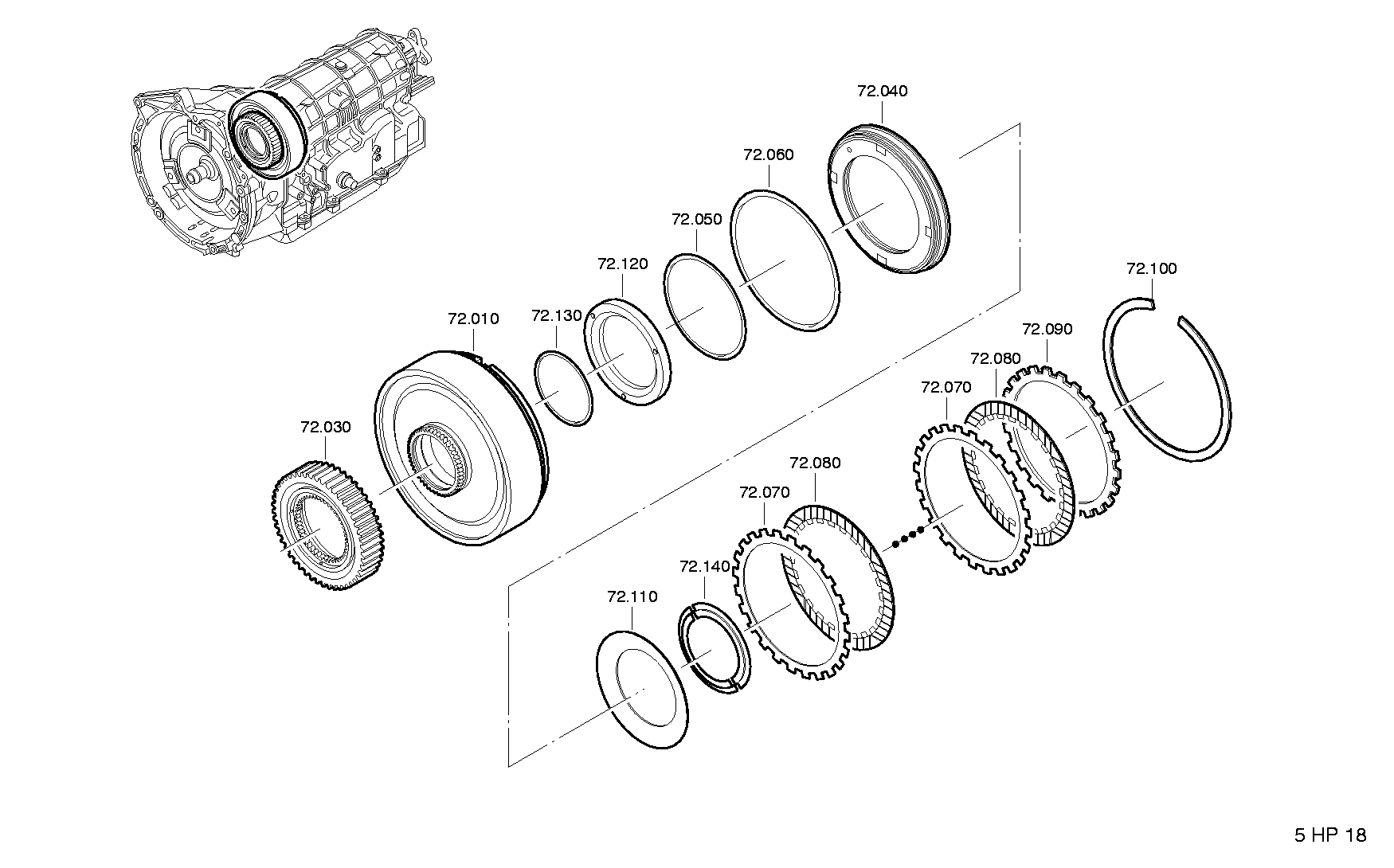 Поршень 1056272007 ZF