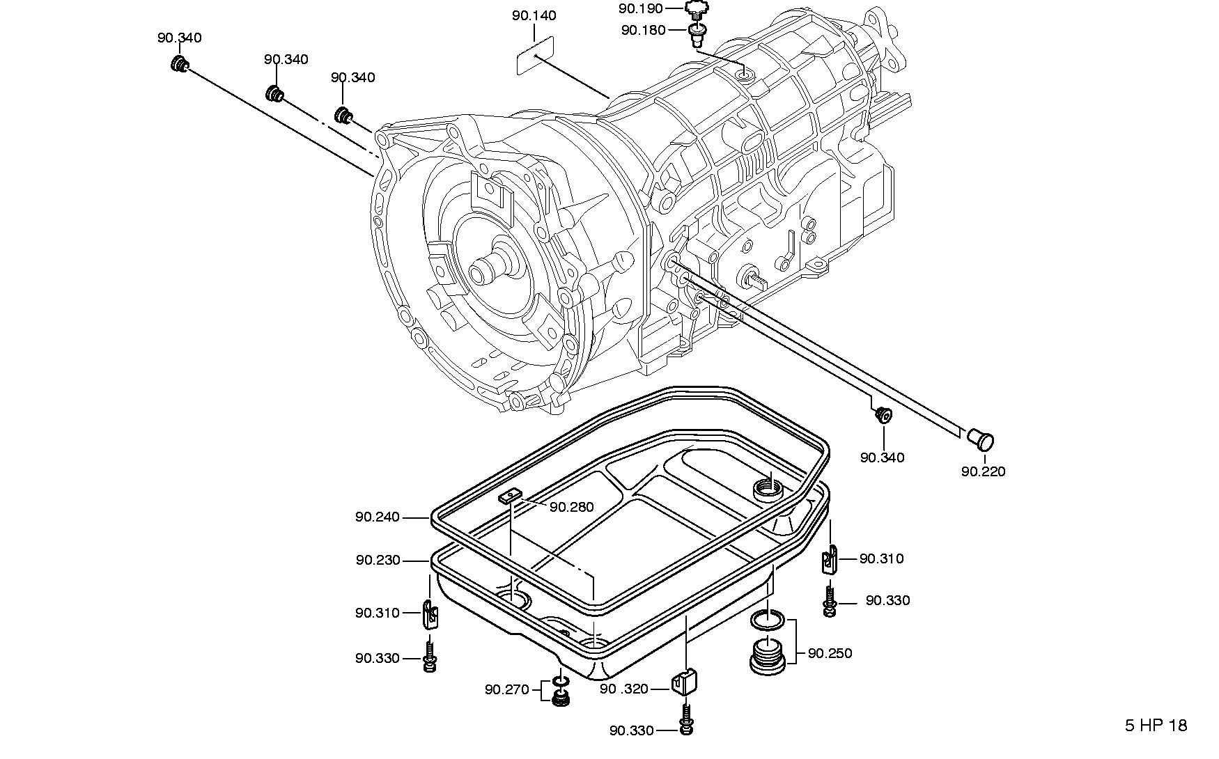 Масляный поддон 1056203029 ZF