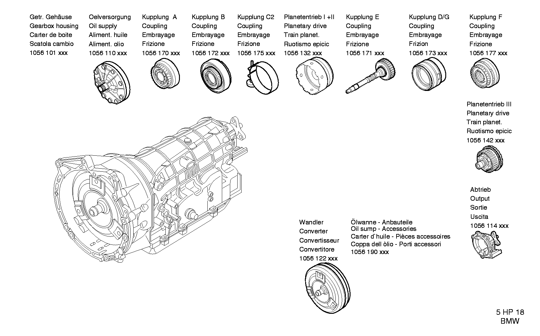 Плита каналов 1056127017 ZF