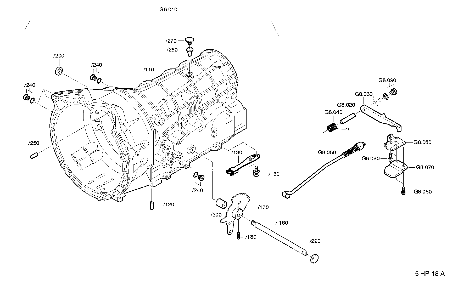 Корпус коробки передач 1056298026 ZF
