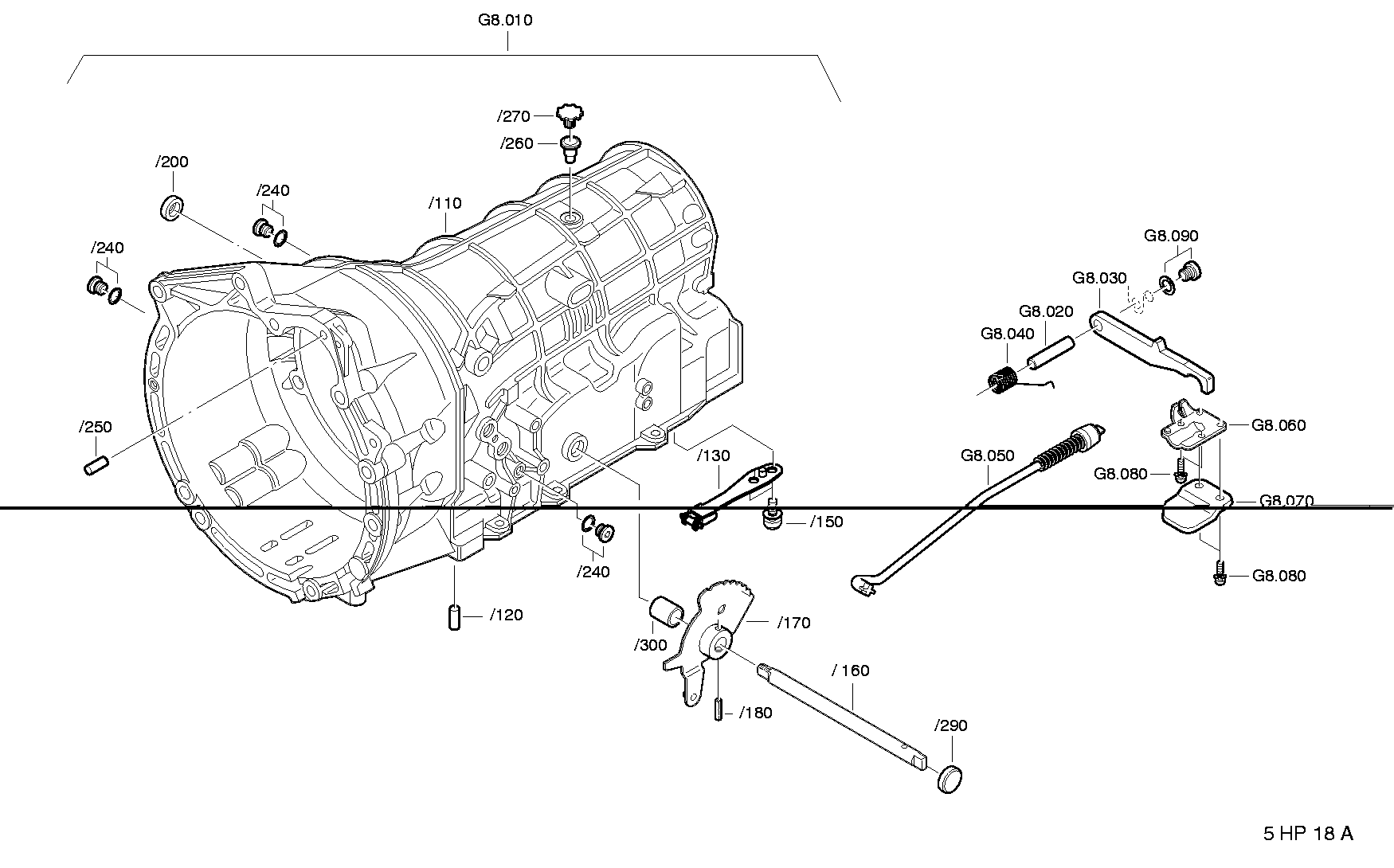 Корпус коробки передач 1056298057 ZF