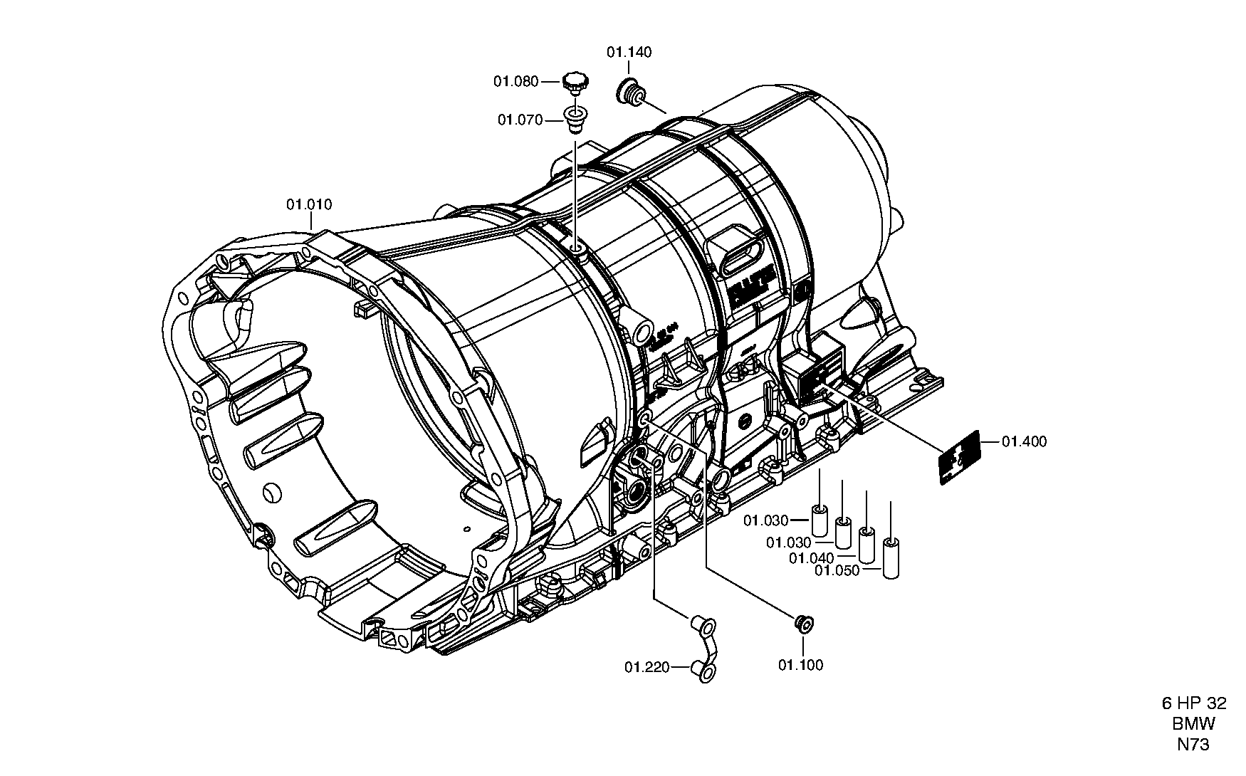 Заводская табличка 1070301043 ZF