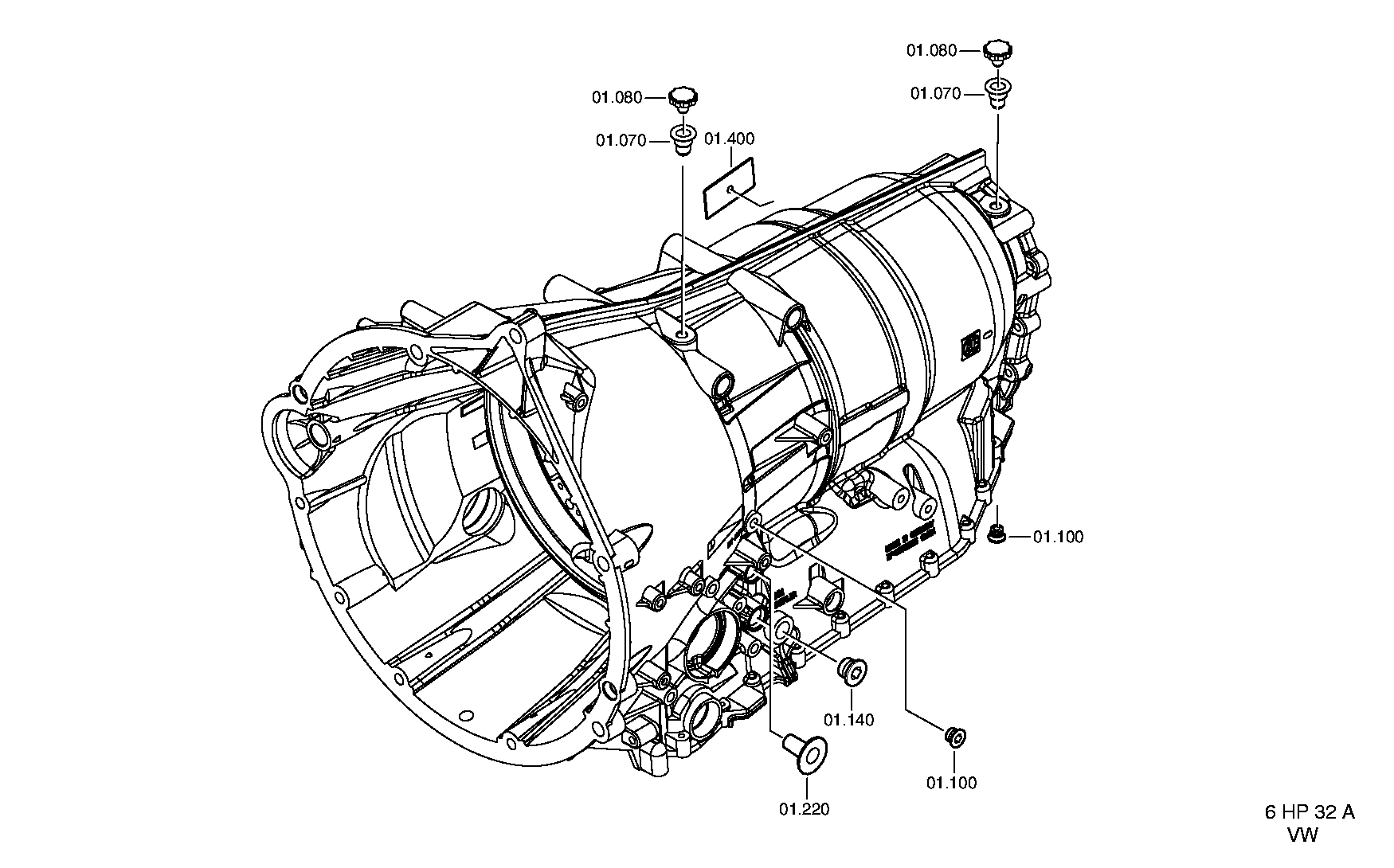 Заводская табличка 1070301008 ZF