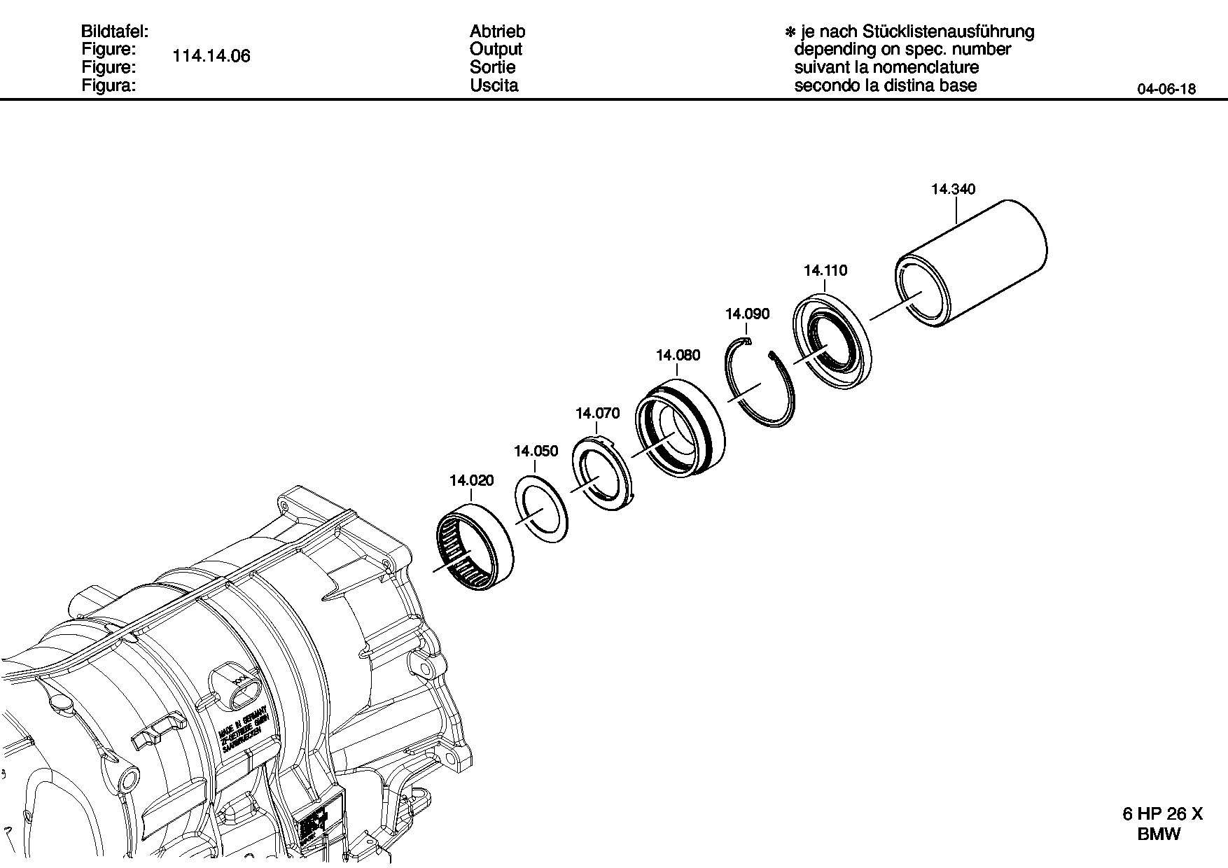 Опорная регулировочная шайба 1068314075 ZF