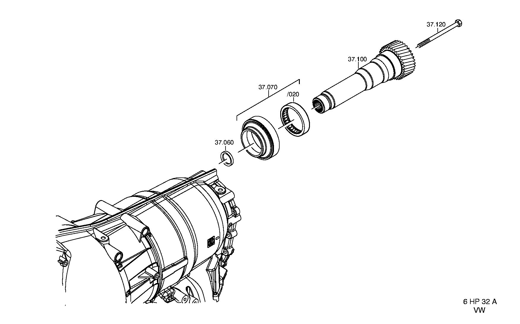 Шайба 1070337052 ZF