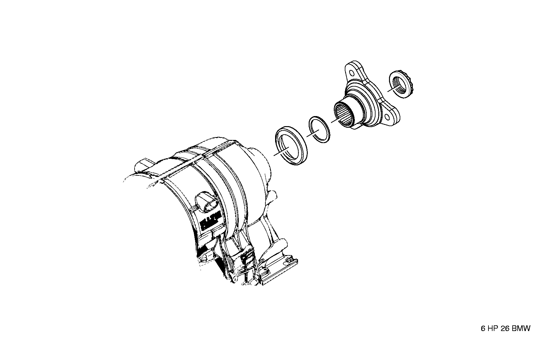 Фланец выходного вала 1068298005 ZF