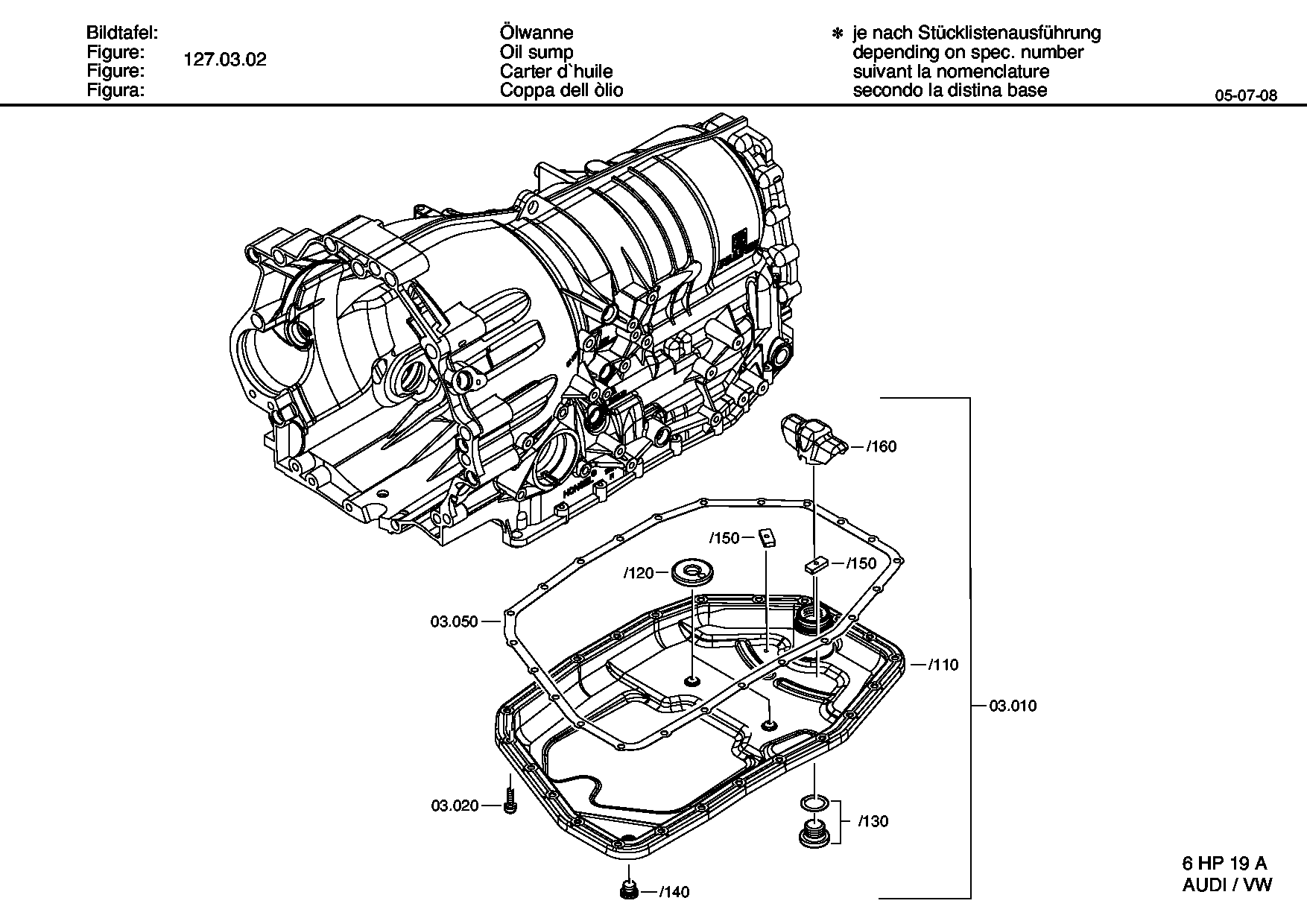 Прокладка 1071303006 ZF
