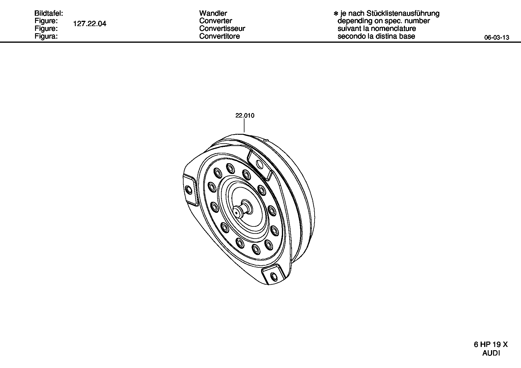 Гидротрансформатор 4168025508 ZF
