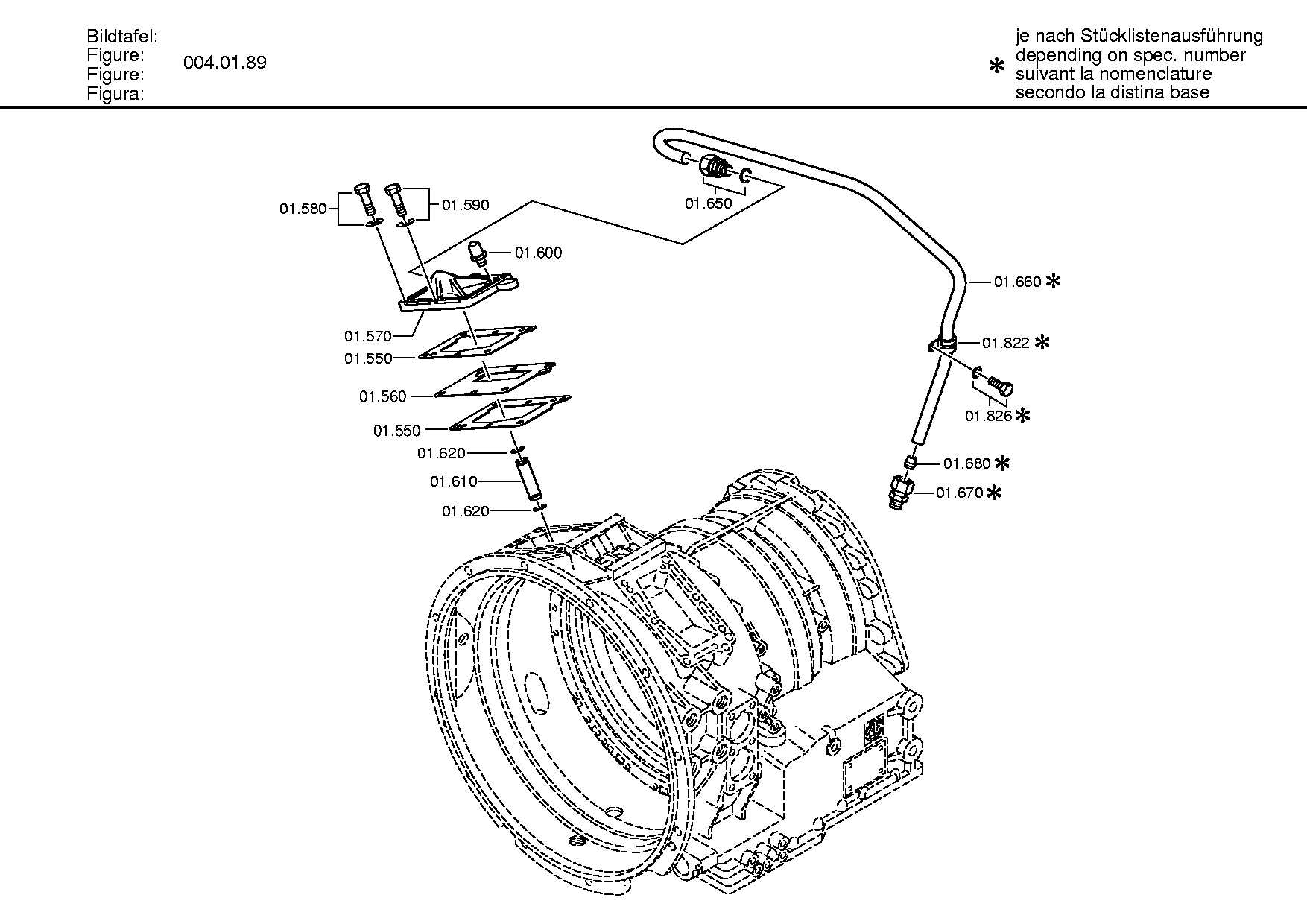 Корпус коробки передач 4149201053 ZF