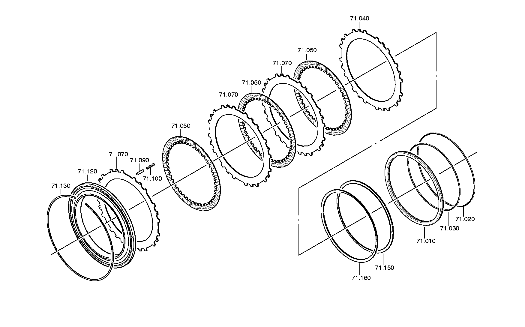 SPRING HOLDER 4149371007 ZF