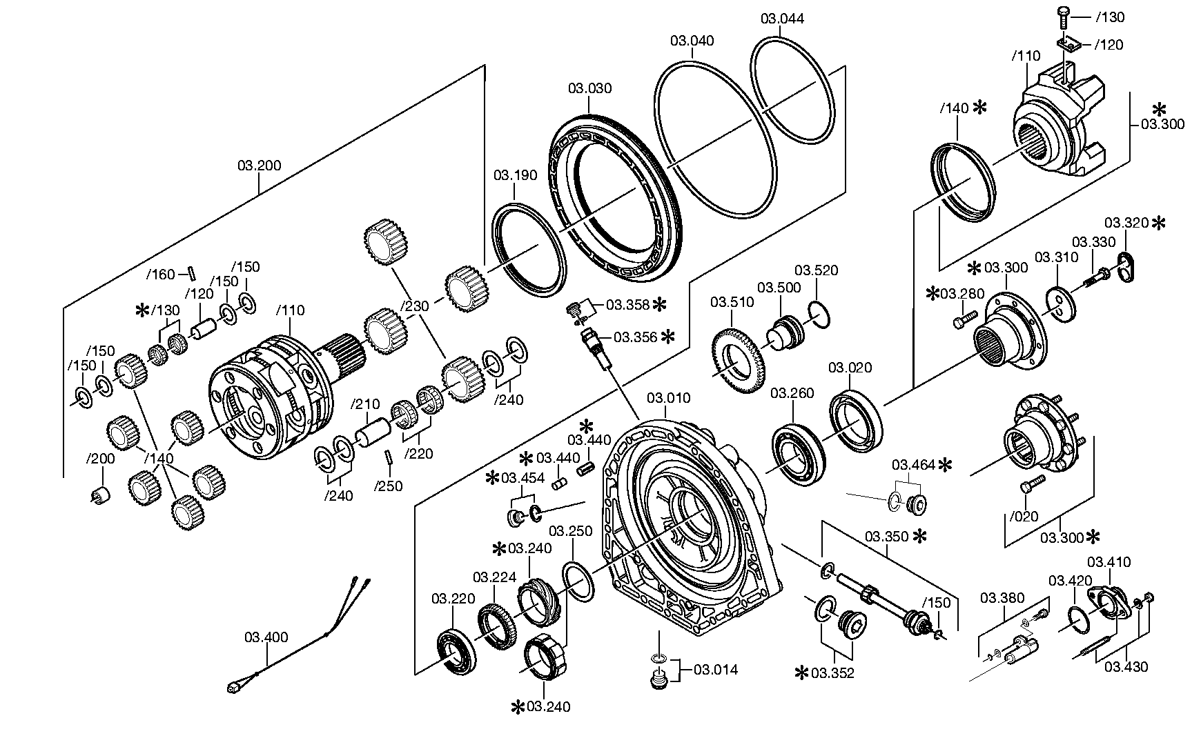 Болт с шестигранной головкой 0636010229 ZF