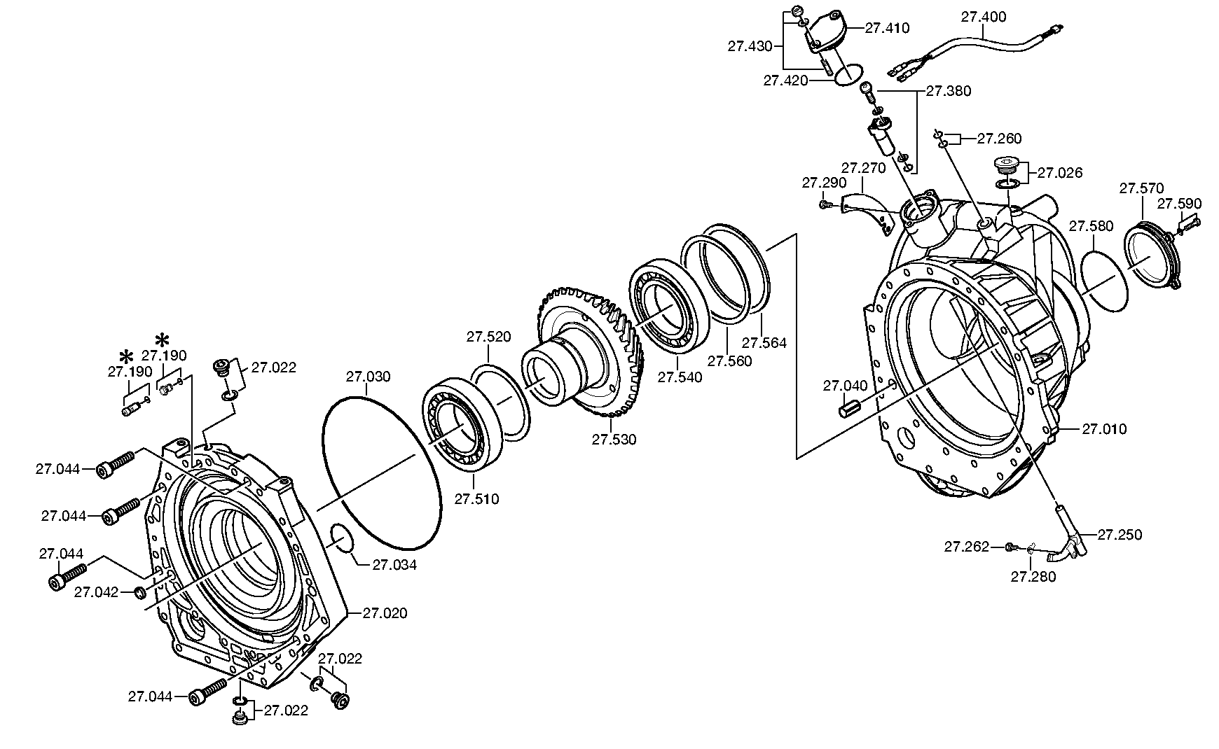 OIL PIPE 4139227008 ZF