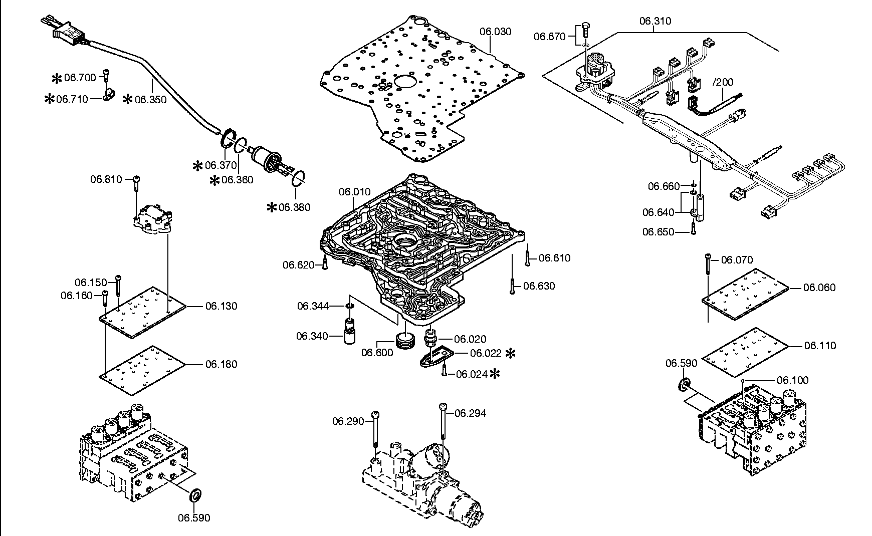 Блок клапанов 4236206006 ZF