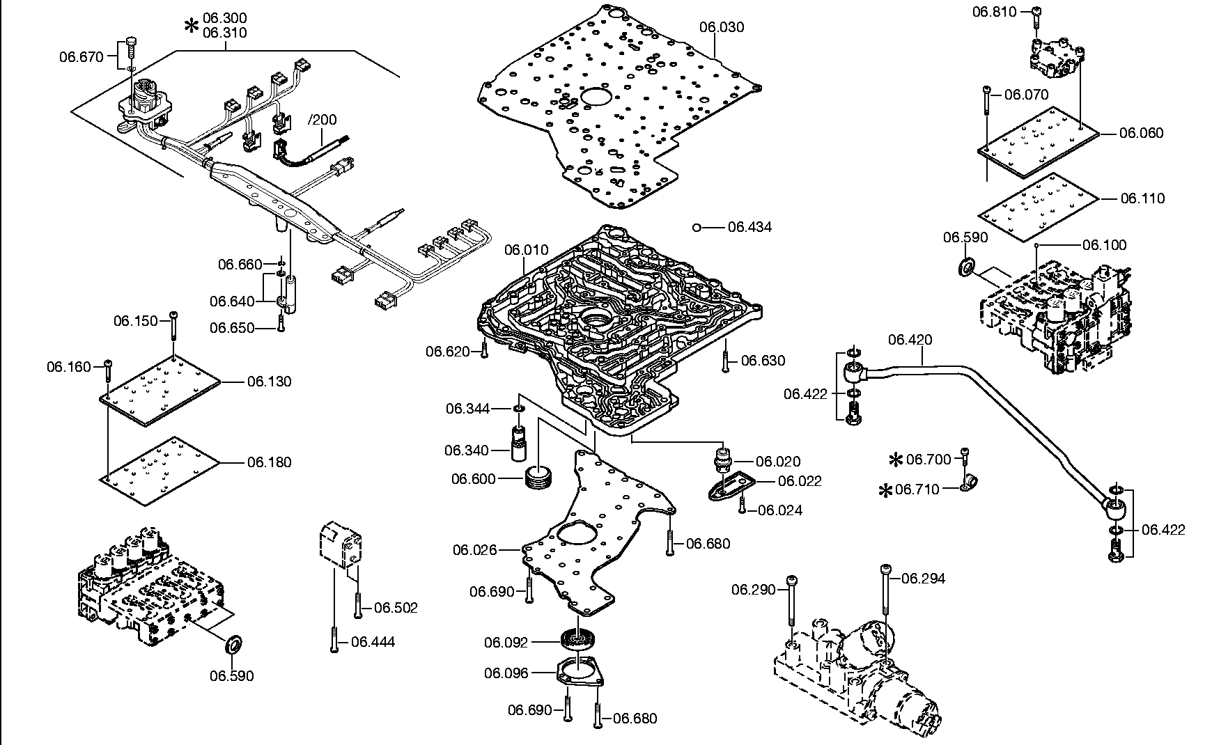 Блок клапанов 4236206002 ZF
