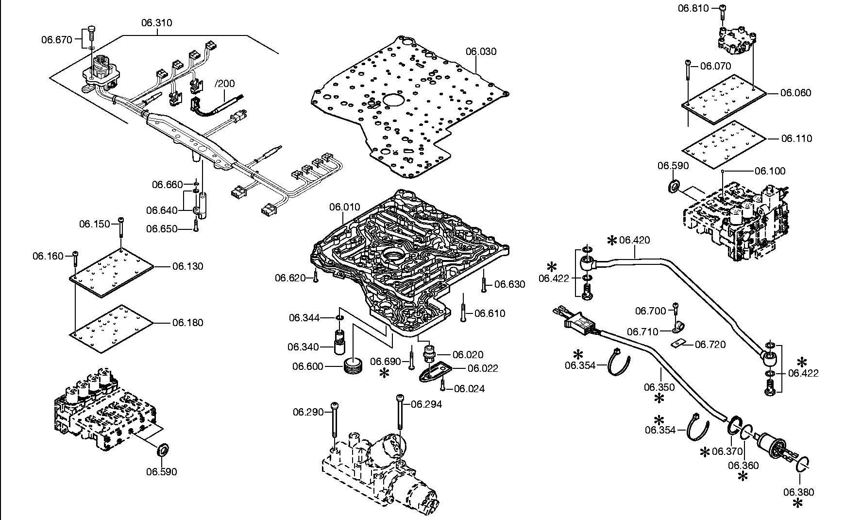 Блок клапанов 4236206003 ZF