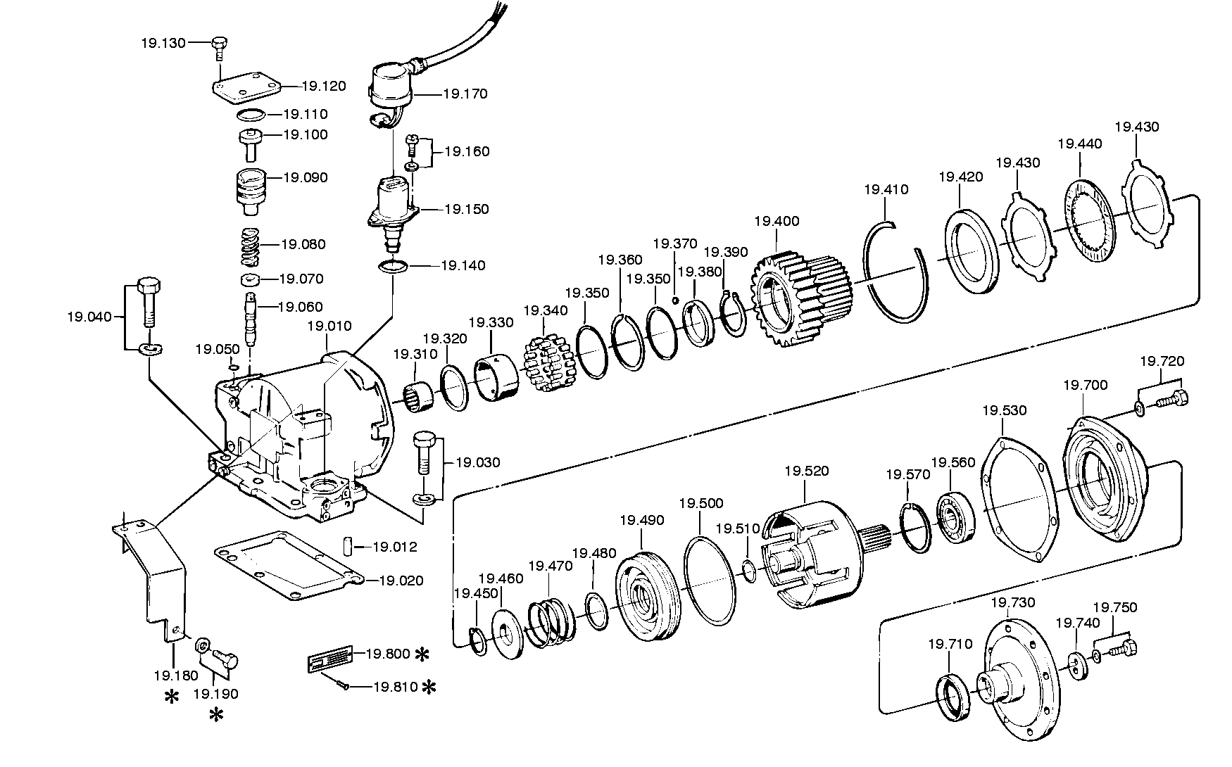 Фланец выходного вала 4139319149 ZF