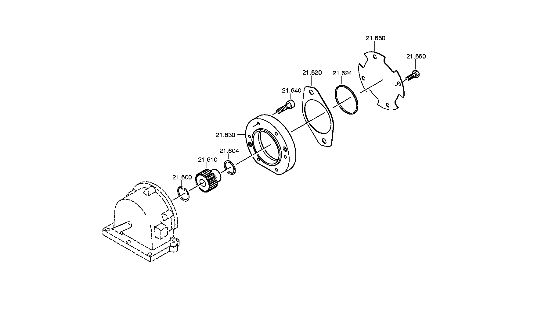 PUMP FLANGE 4139319248 ZF